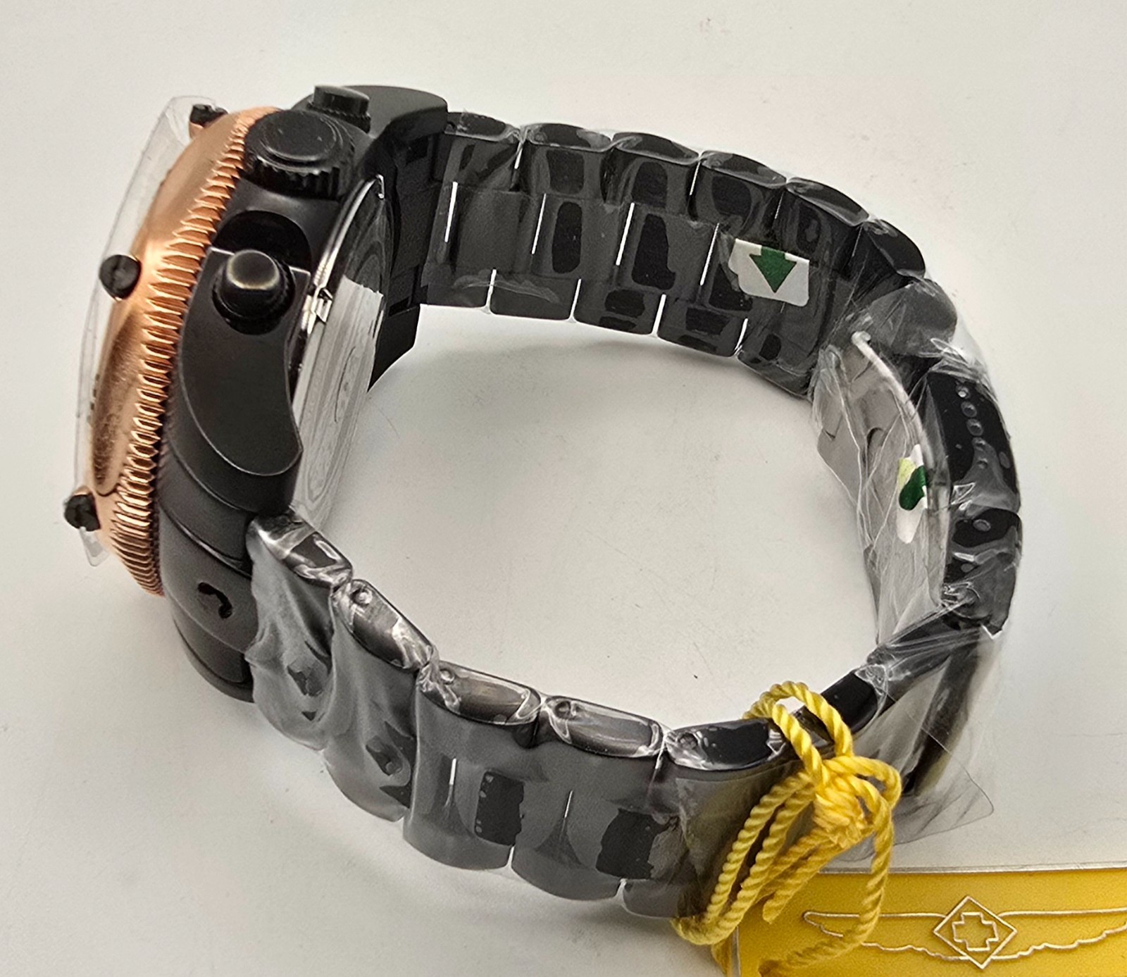 NEW Invicta Pro Diver 31613 – 51mm Black Dial Rose Gold Bezel Swiss Quartz Watch