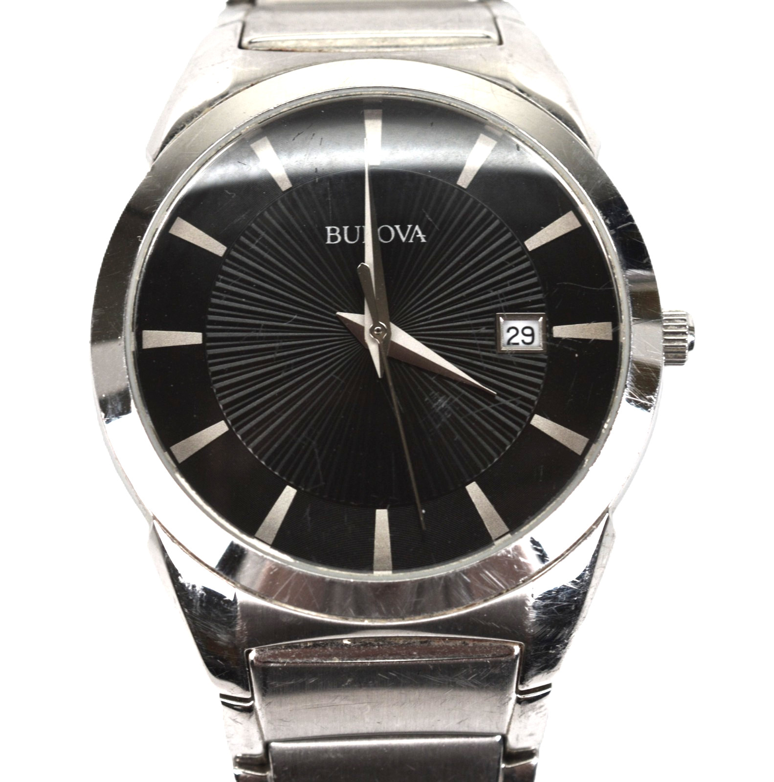 Bulova 150 Classic Men’s Stainless Steel Wrist Watch 8.5 Inches