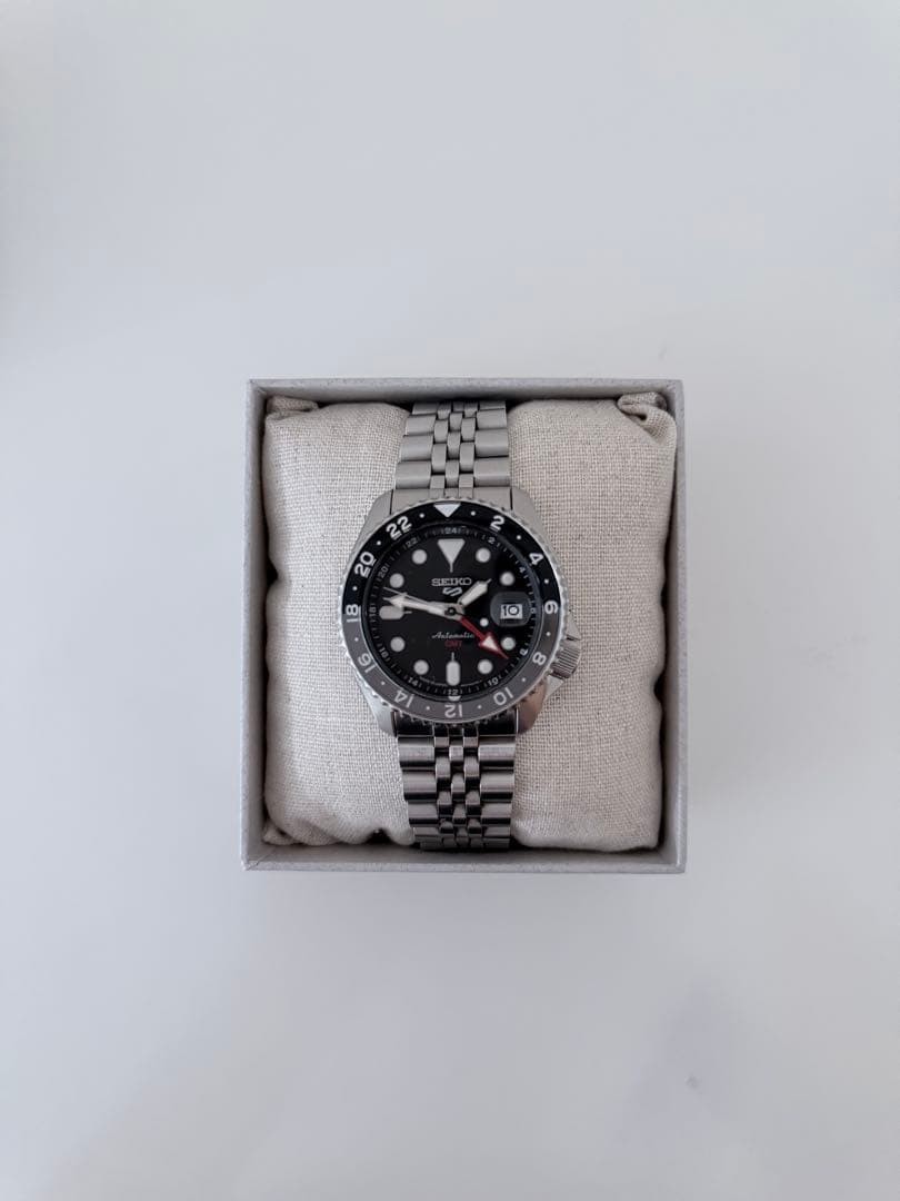 SEIKO 5 Sports SBSC001 Automatic Watch Box Extra Strap Japan