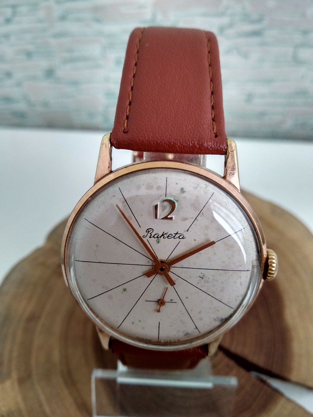 Rare collectiable Soviet Vintage Raketa Lines Original USSR watch 2603 16j 1960s