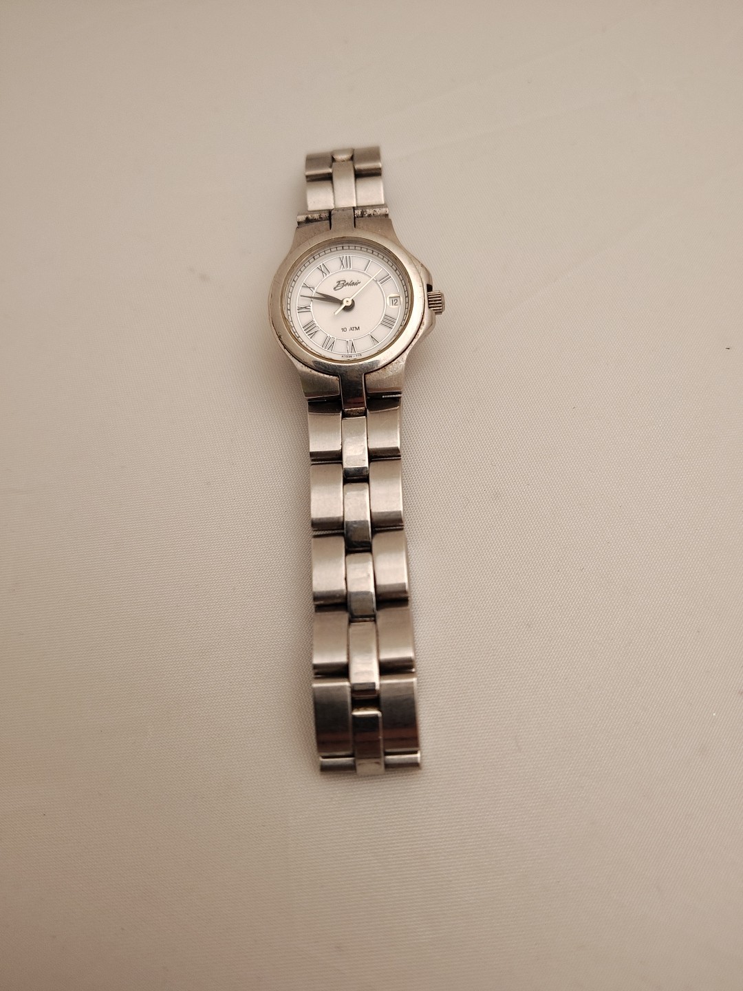 Belair 10 ATM Watch | Roman Numerals | Stainless Steel Case & Band | Unisex