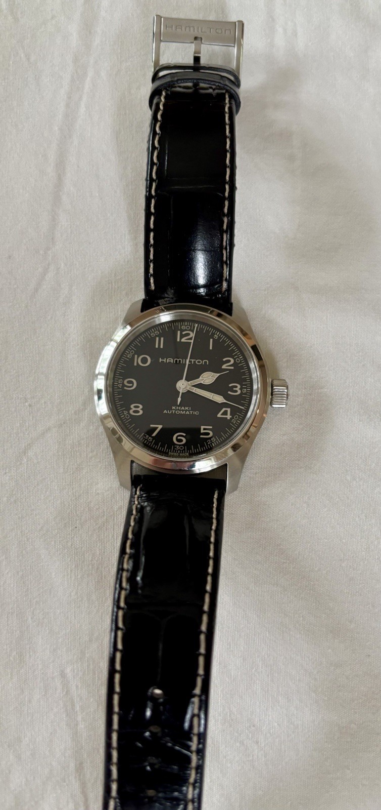 Hamilton Khaki Field Men’s Black Watch – H70405730 – Murph 38