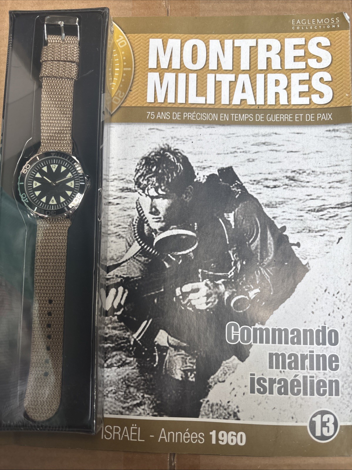 Eaglemoss Collections Military Watch Israeli Commando Marine Israel 1960’s