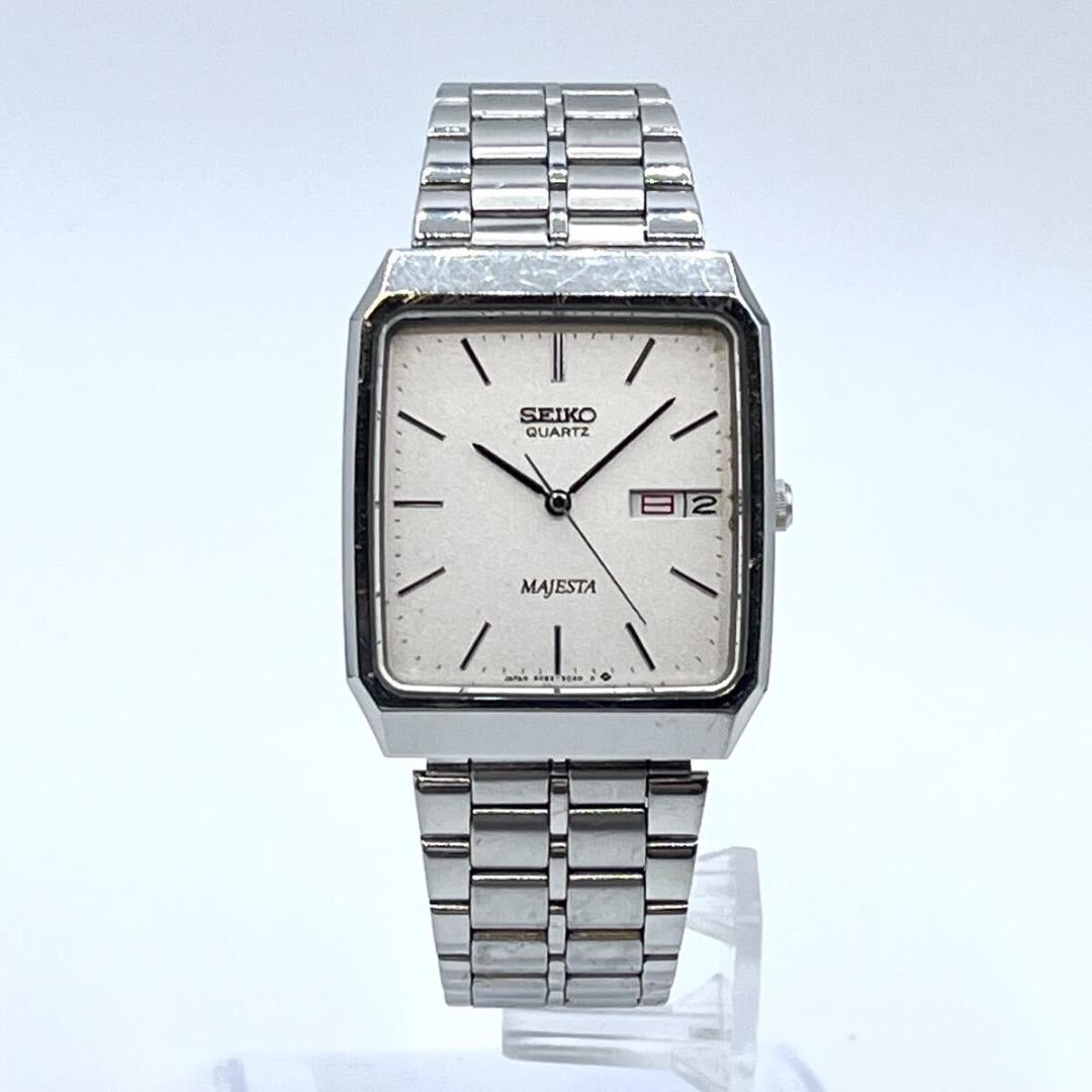 Seiko Majesta 9063-5020 Day-Date Gold Quartz Watch Vintage 1985 Japan 072634