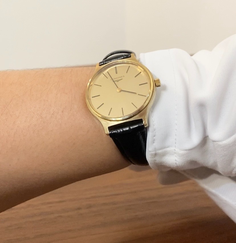 ▶️ Vintage [ Exc+5 ] Longines 4427 Cal.847 Gold Hand-winding Unisex watch JAPAN