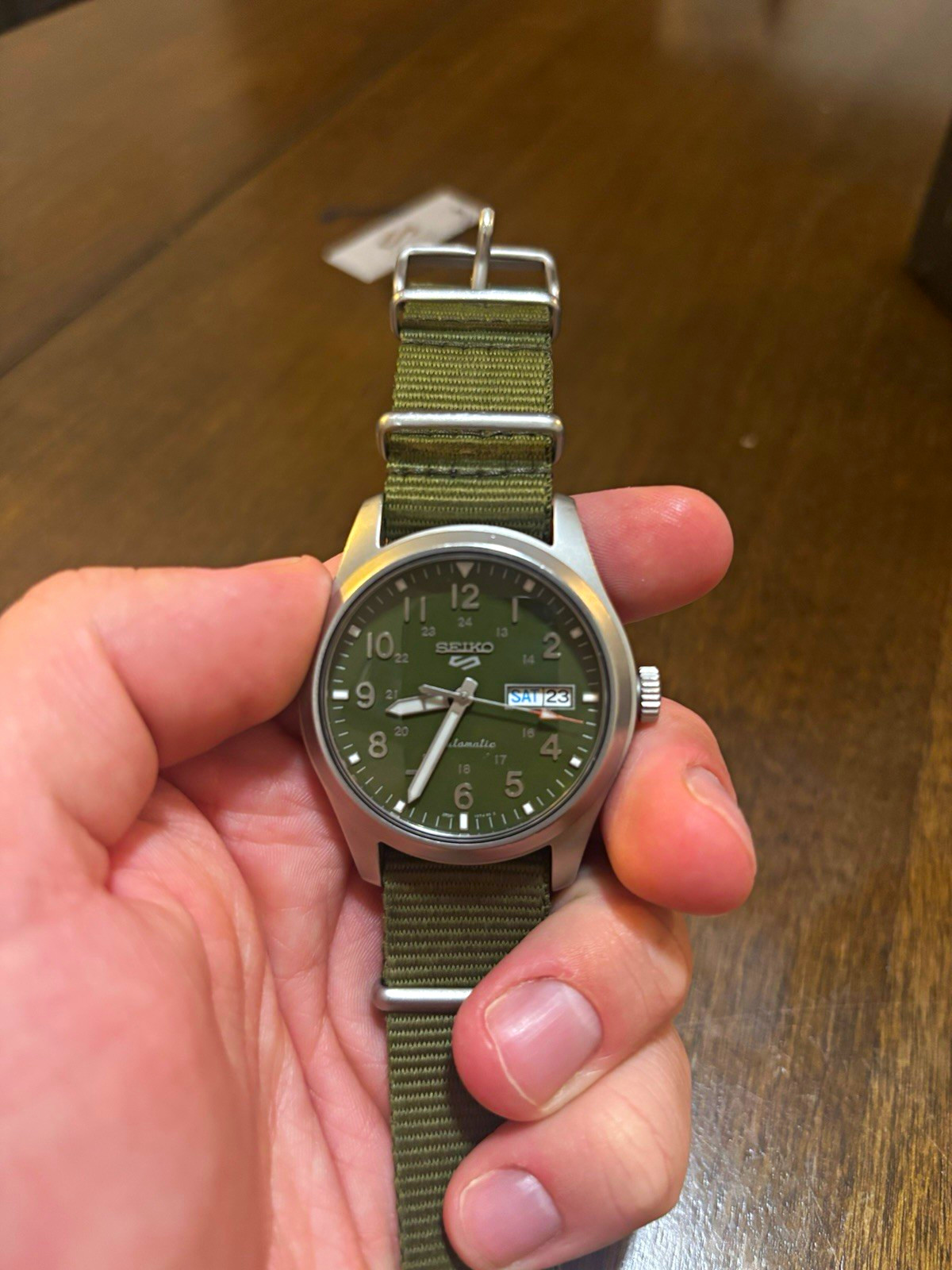 Seiko 5 Military Automatic Sports SRPG33K1 w/ Box & Papers