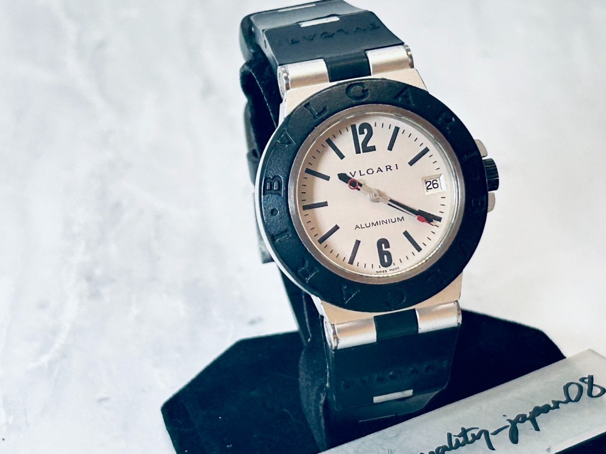 BVLGARI aluminum AL38TA Date Silver Dial Automatic Men’s Watch Fast Shipping