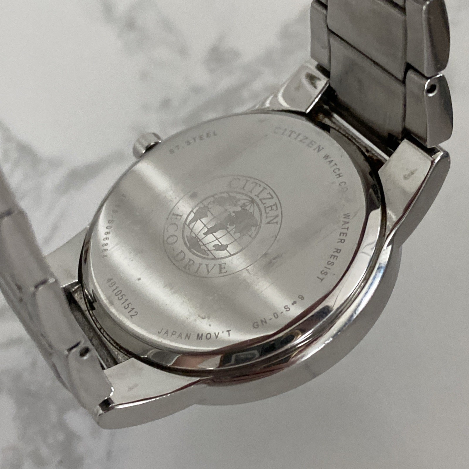 Citizen Axiom AU1060-51E Eco drive Stainless Silver tone Modern Sleek Watch