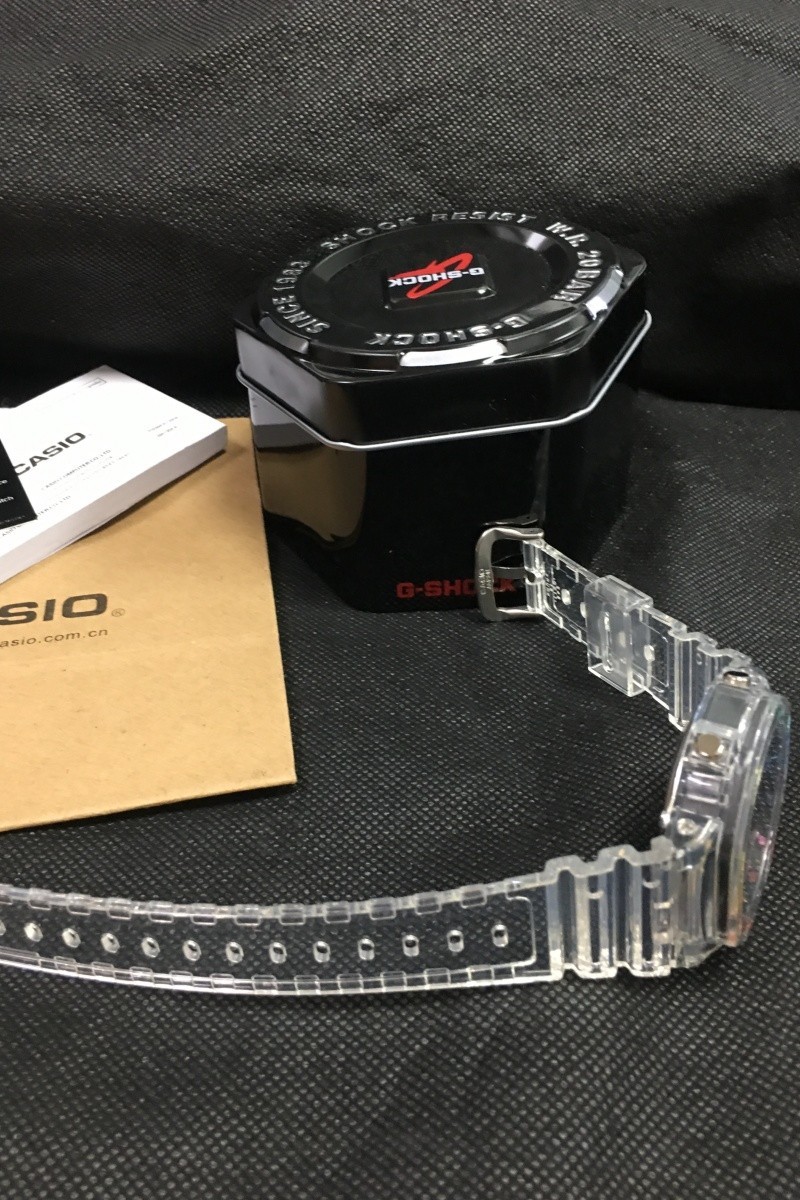 New Casio G-Shock GA2100 Clear Carbon Rainbow Jellyfish Watch Men’s Watch