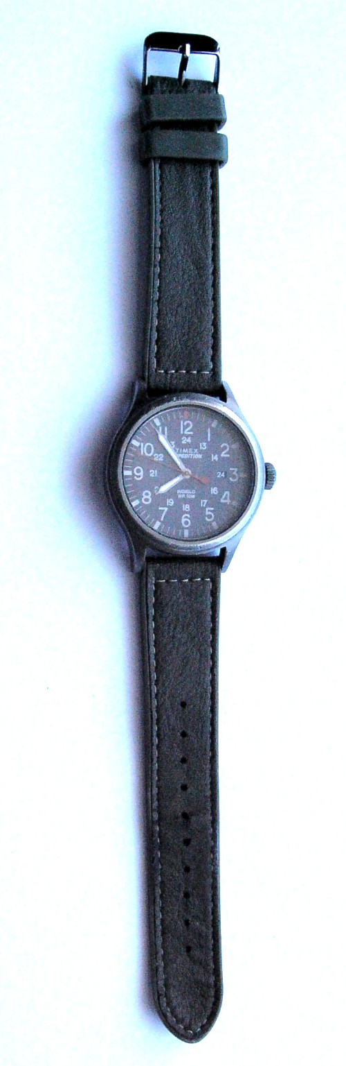 Timex Expedition Scout TW4B14100 40mm Silver Brass Case with Blue Fabric Band…