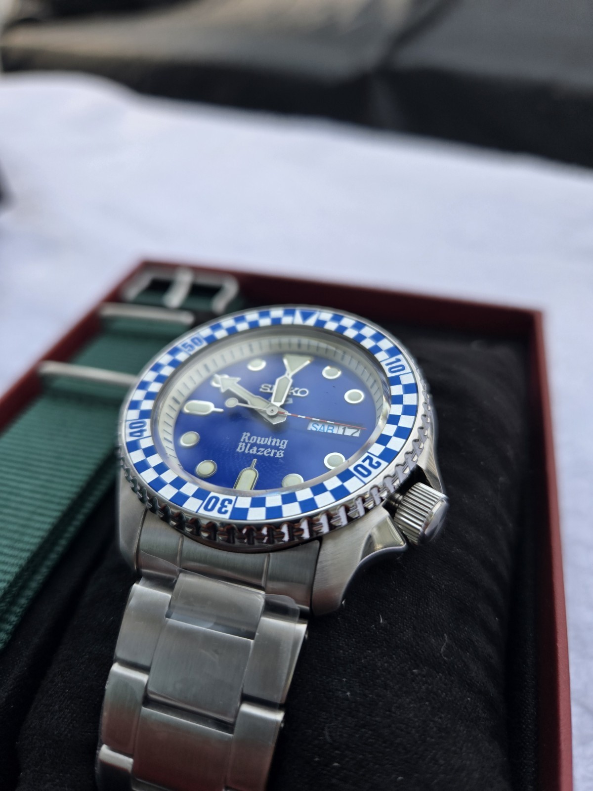 Limited Edition: Seiko 5 X Rowing Blazers X Wind Vintage SRPM19 – Blue 42mm