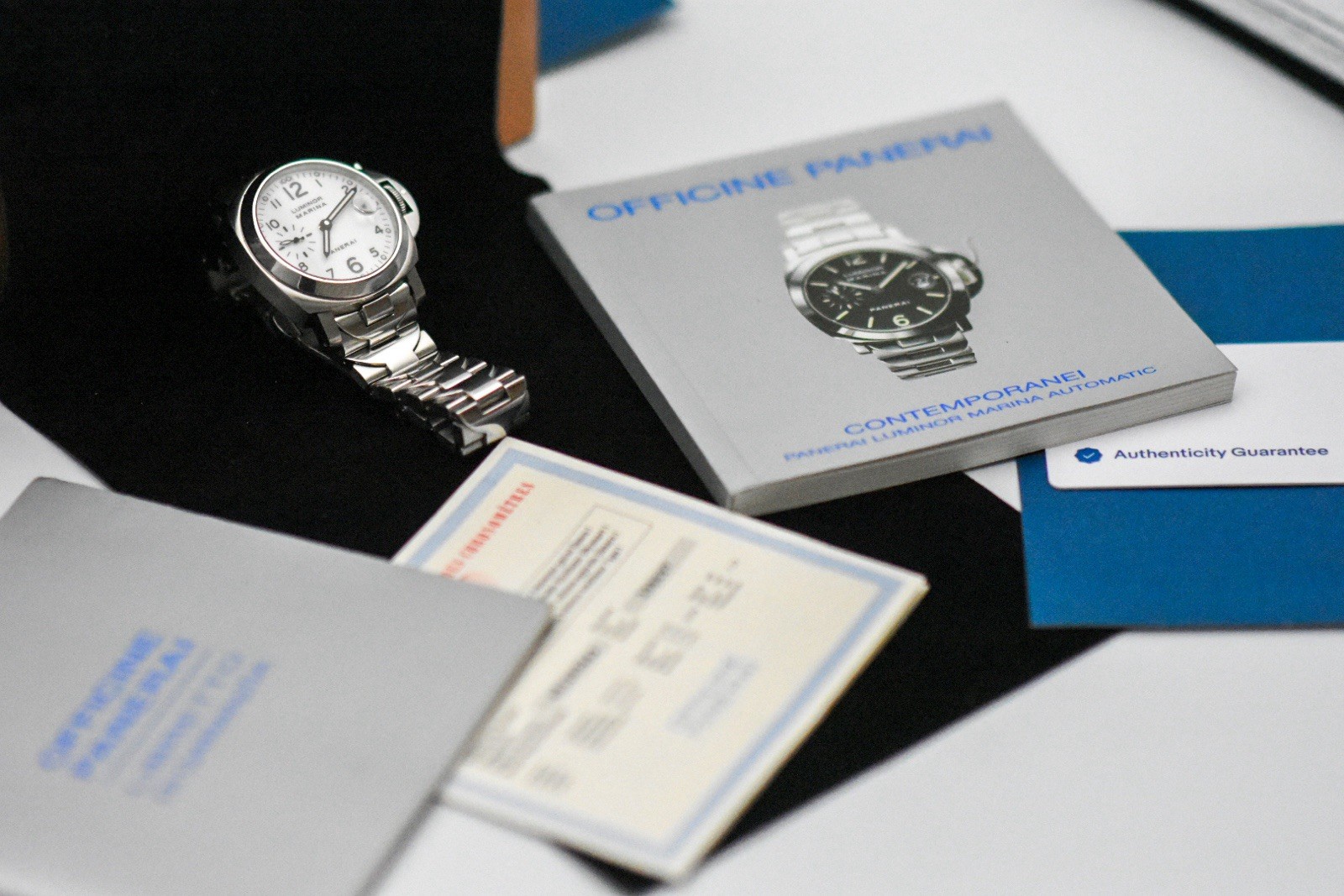 Panerai Luminor Marina White Men’s Watch – PAM00051 – Stainless Bracelet