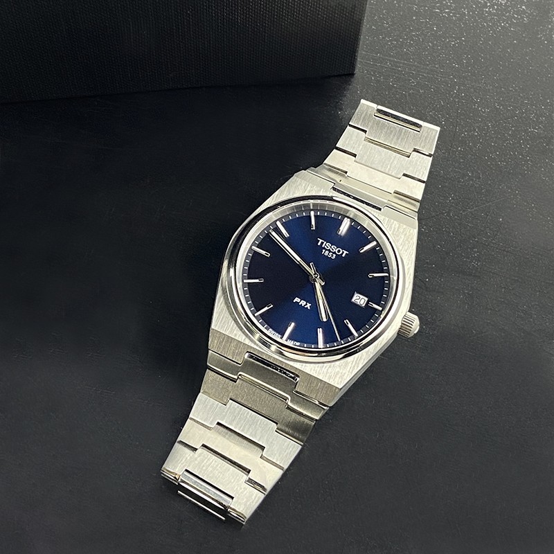 Tissot PRX/316L T137.410.11.041.00 Blue Dial Men’s 40MM Quartz Chronograph Watch