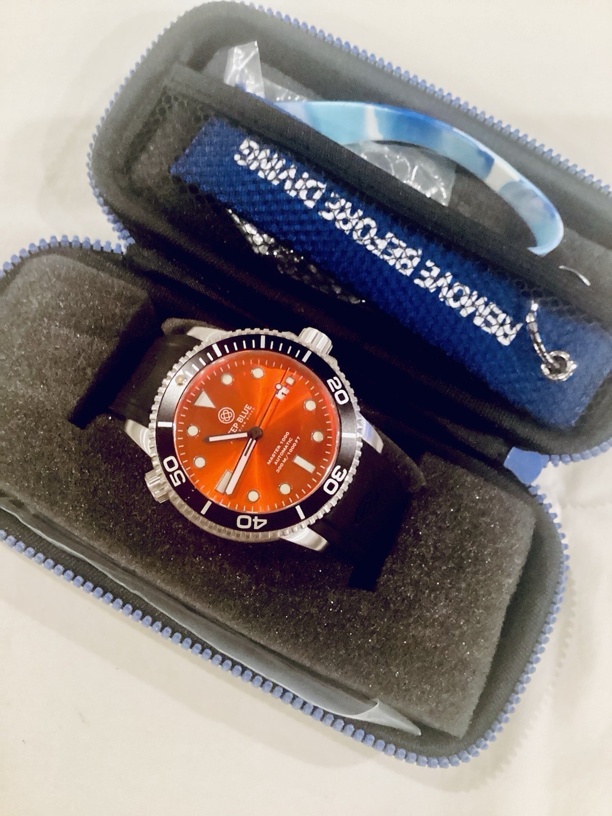 Deep Blue Automatic Precision Diver Master 1000 (3129 of 5000) 44mm Dive Watch