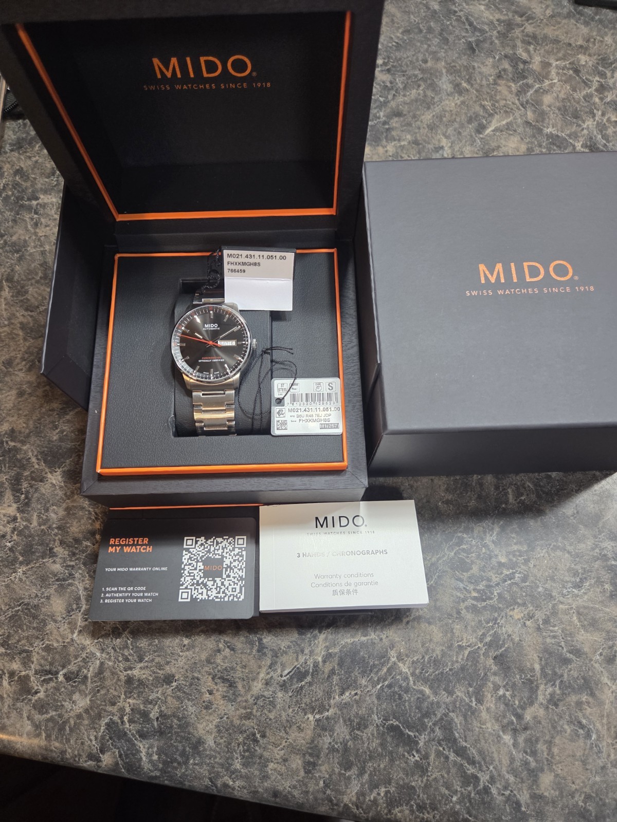 Mido Commander Chronometer 40mm Black Dial Men’s Watch