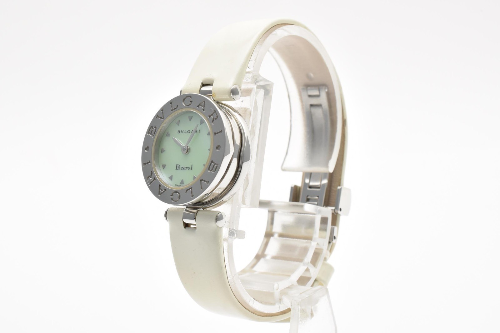 [NEAR MINT in Box] BVLGARI B.zero1 BZ22S SS Band Women’s Quartz Watch JAPAN