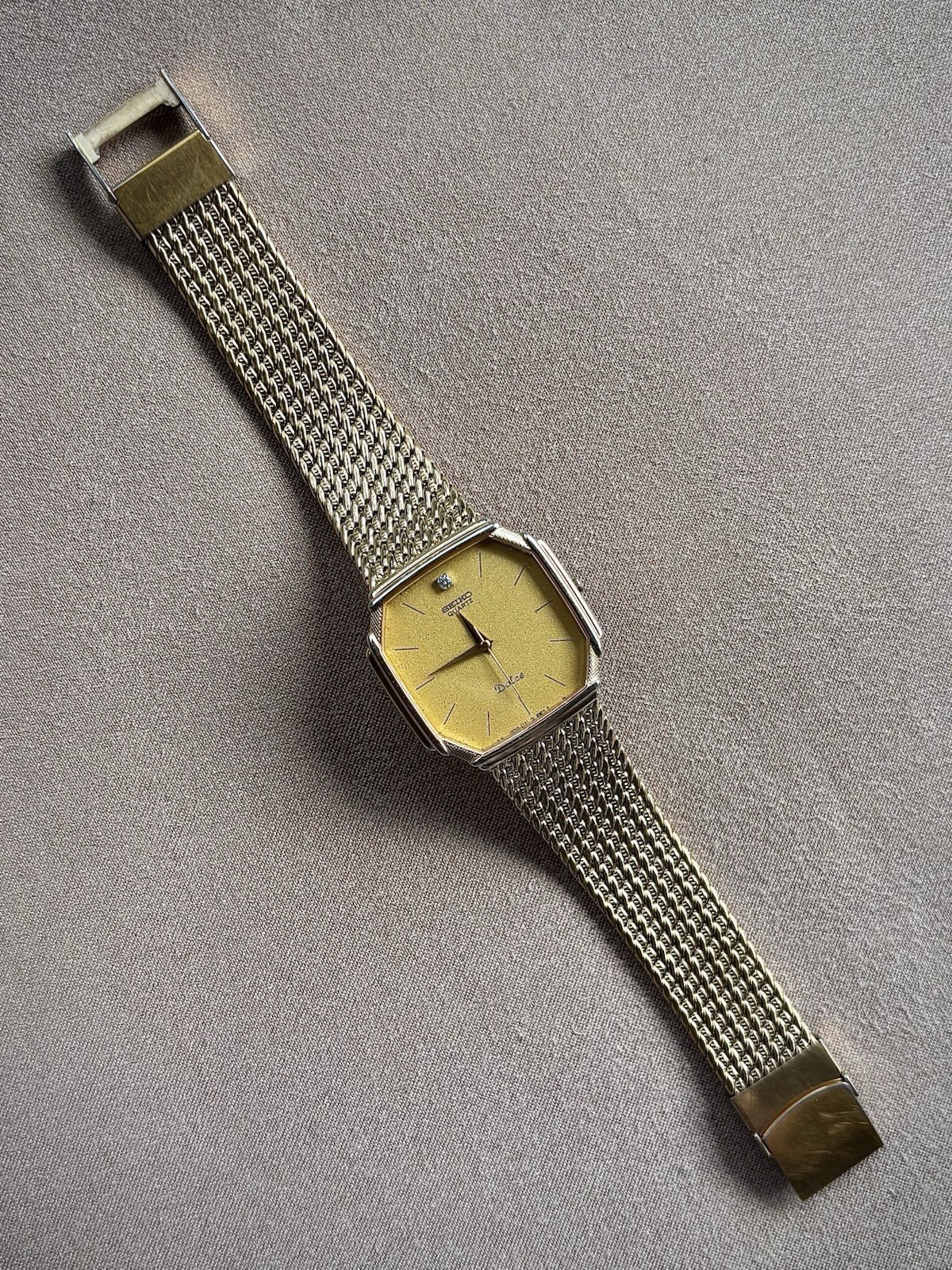 Vintage Seiko Dolce | Gold Dial Quartz | Men’s Dress Watch