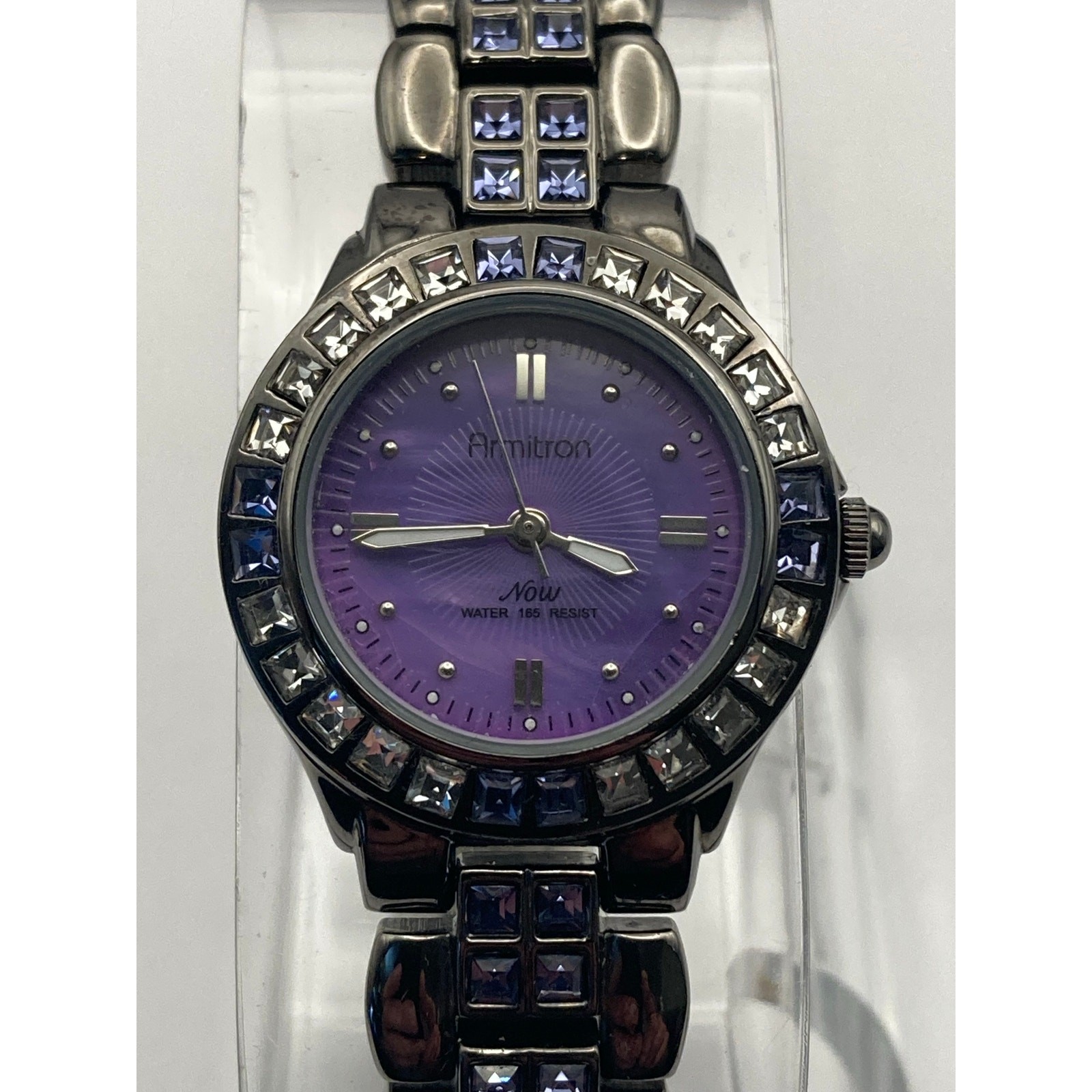 Armitron Now Womens Bracelet Watch 27mm – Fresh Battery – Wrist 6.5 WR 165 Feet