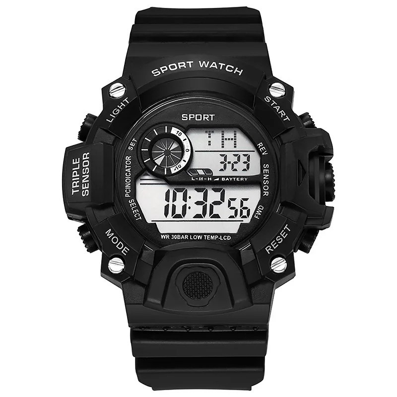 Waterproof Men Watch Digital Sports Army Military Tactical LED Backlight