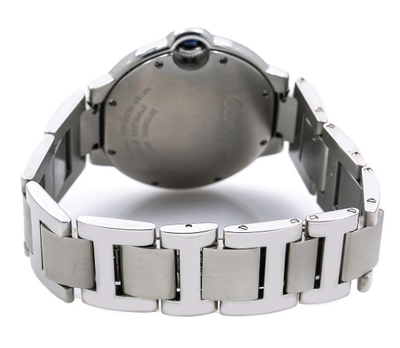 Cartier Ballon Bleu 36mm W69011Z4 Silver Dial Stainless Steel Watch