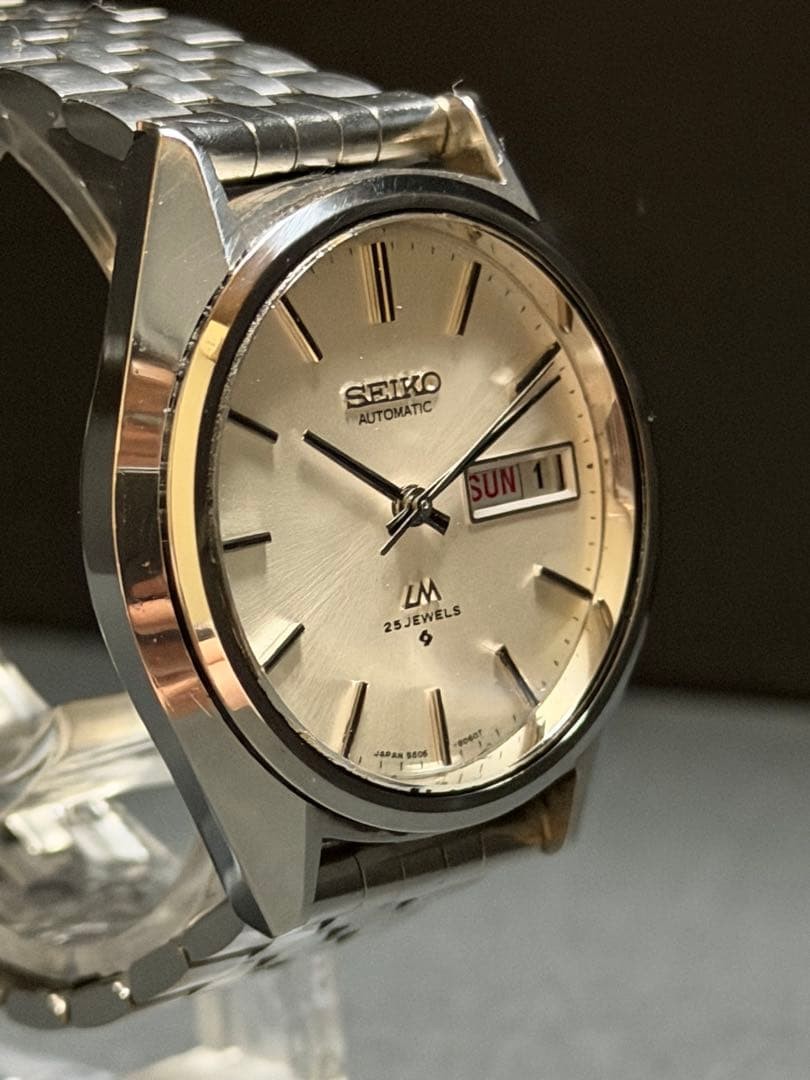 SEIKO Lord Matic LM 5606-8031 Automatic Watch Running