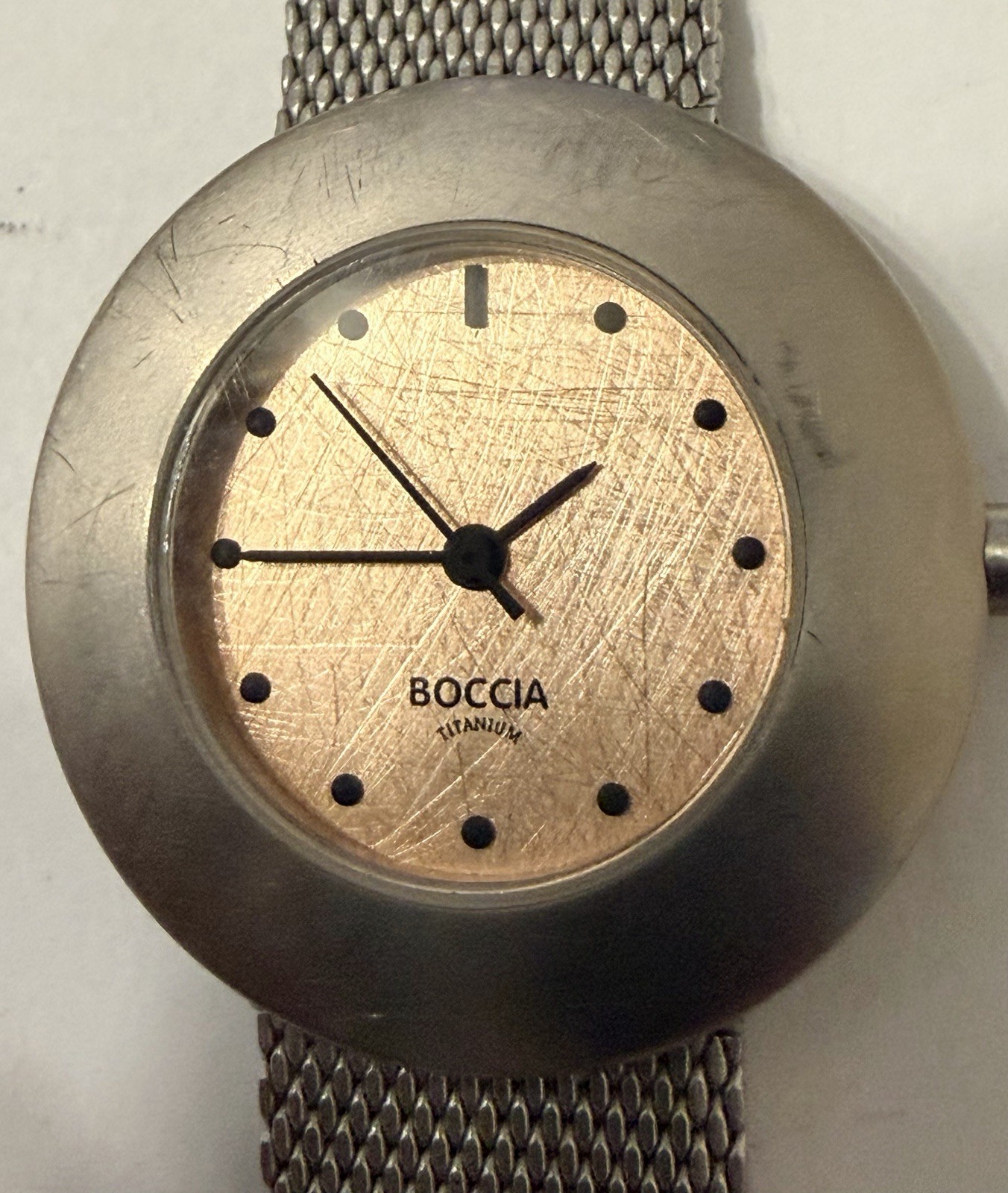 Boccia Titanium Quartz Japan Movement Ladies Wristwatch