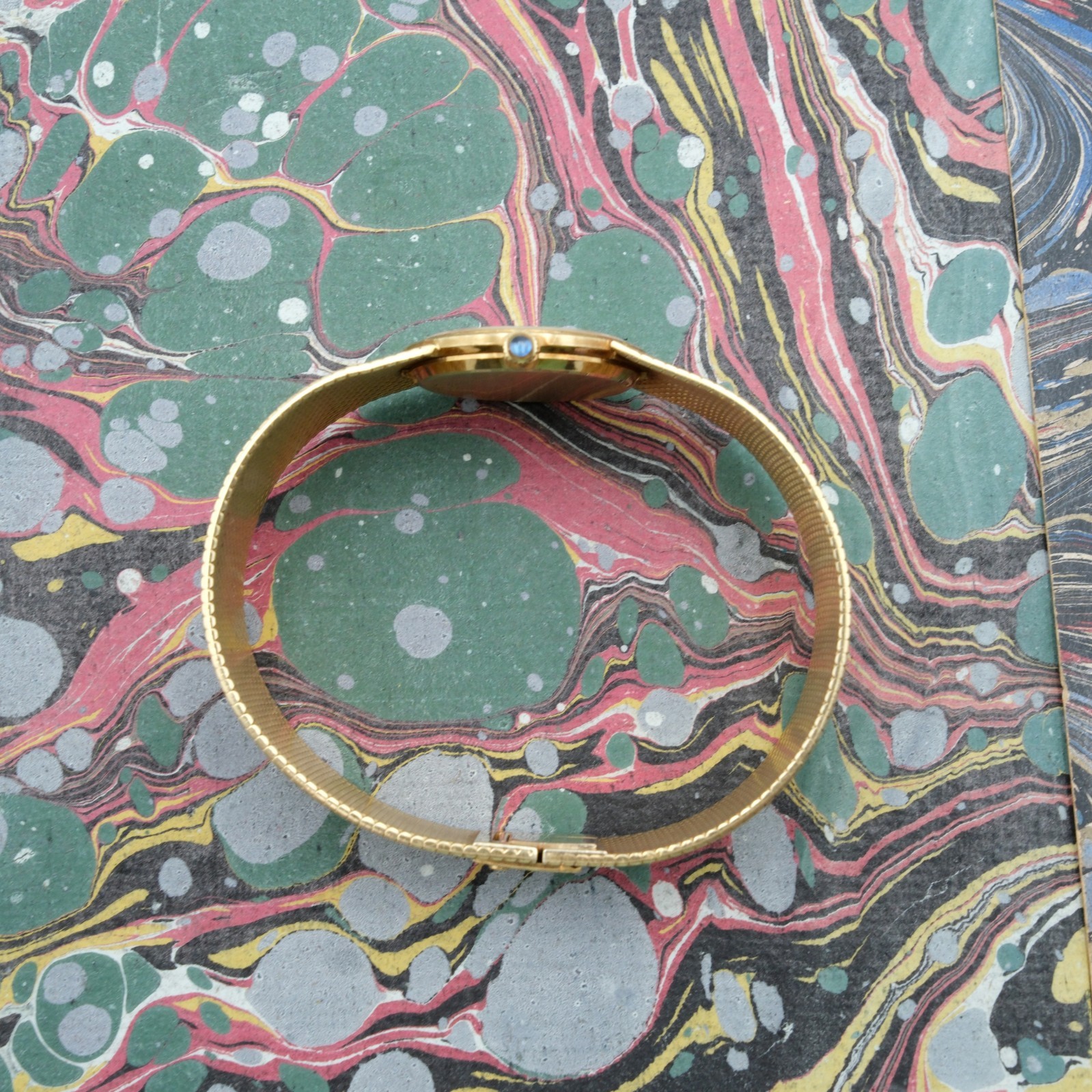 Piaget 924 B11 18K Yellow Gold Ultra Thin Bracelet Watch c.1970 Vintage – 49.6 g