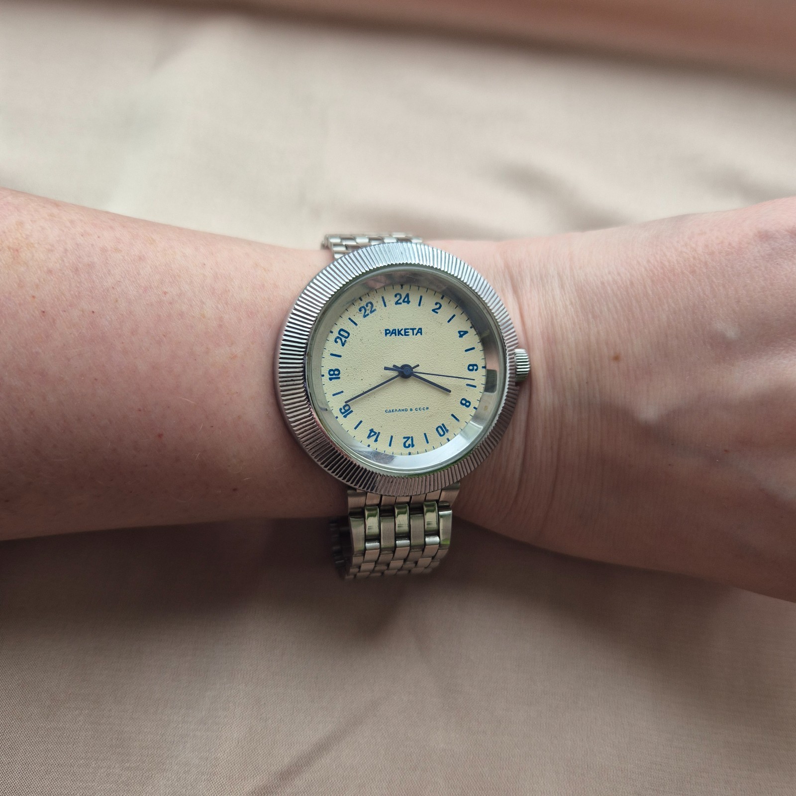 Raketa 24h Soviet Polar Watch SHAYBA Rare FULL SERVICED – USSR
