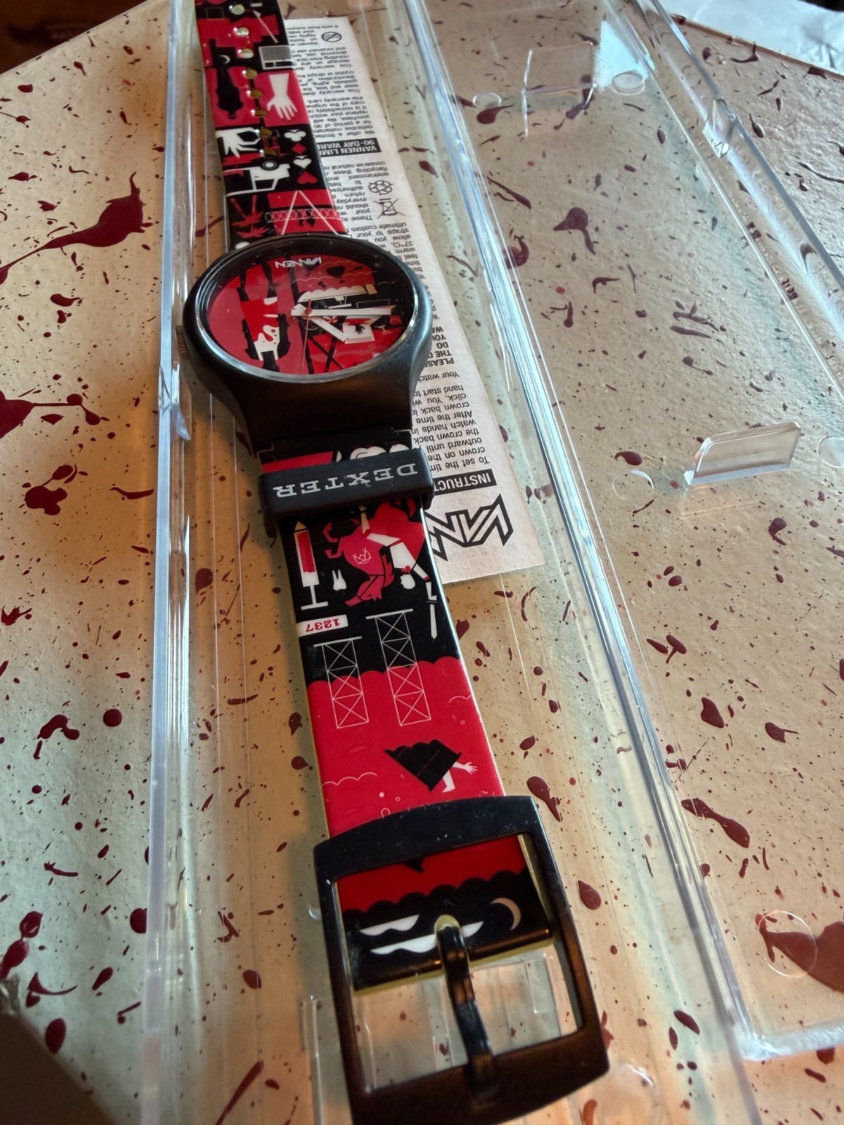 Dexter Series Vannen Watch – 2013 Dark Pasenger Artist Signed Box Never Worn