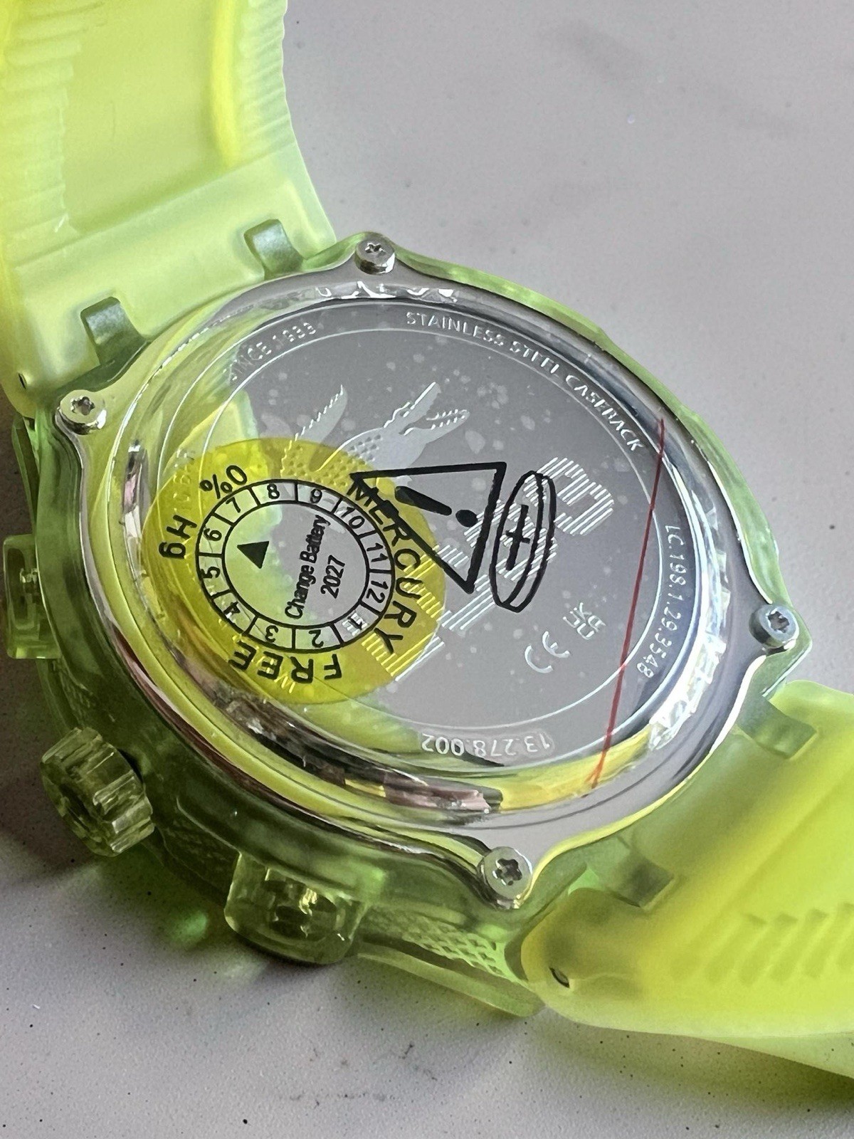 Lacoste LC33 Analog & Digital Green Silicone Strap Men Watch 45mm 2011432