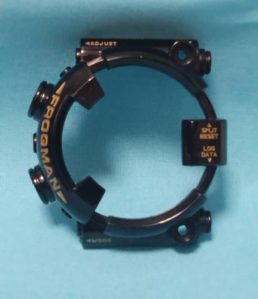 G-SHOCK FROGMAN DW-8200 Black Black Gold Golden Inking Bezel Belt Set Frogman