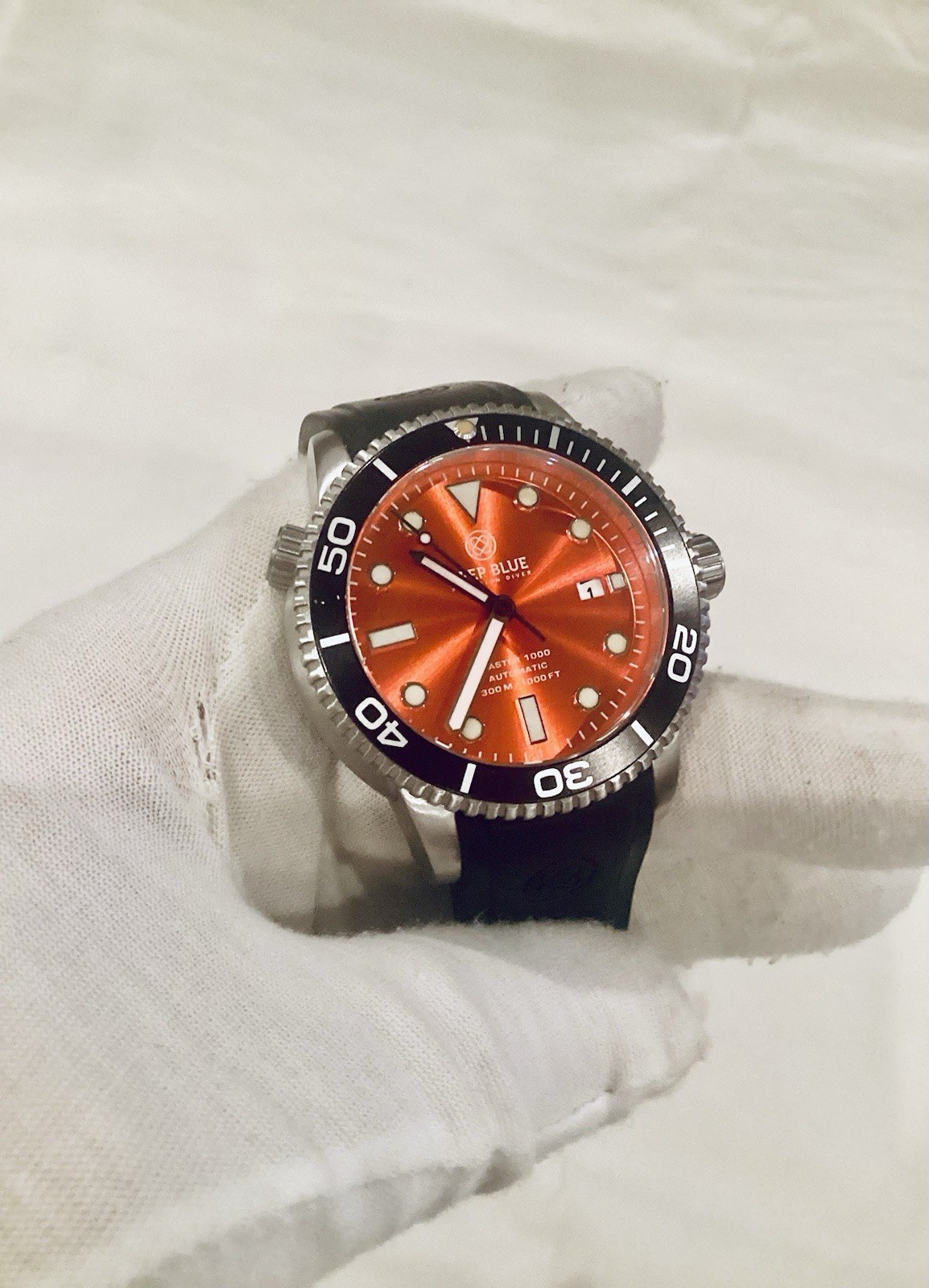 Deep Blue Automatic Precision Diver Master 1000 (3129 of 5000) 44mm Dive Watch