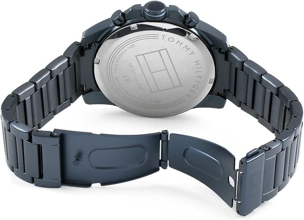 Tommy Hilfiger 1791560 Men’s Blue Stainless Steel Quartz Watch 48mm