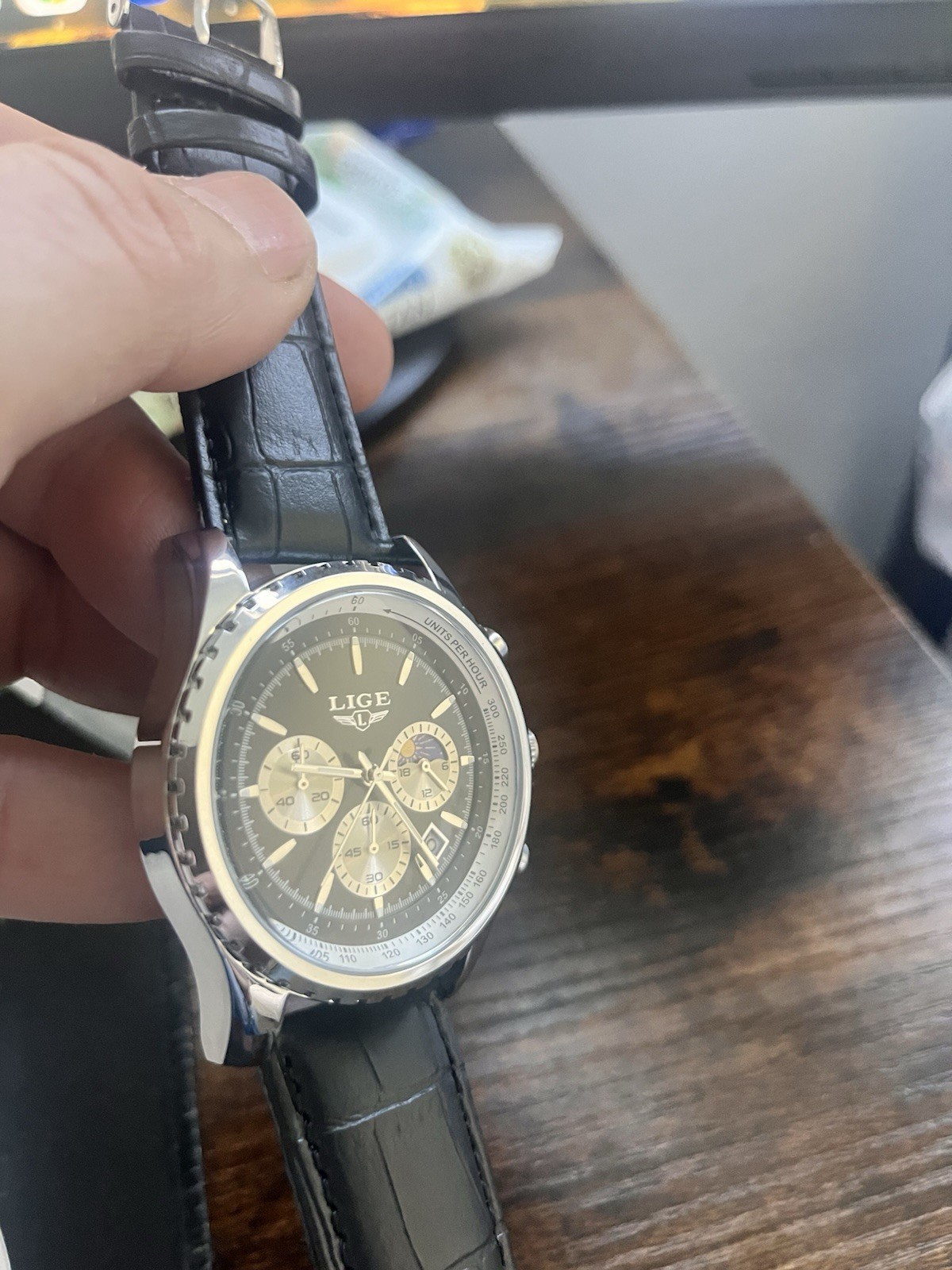 LIGE Men Business Watch Top Brand Luxury Men Wrist Watch Casual Leather Watches