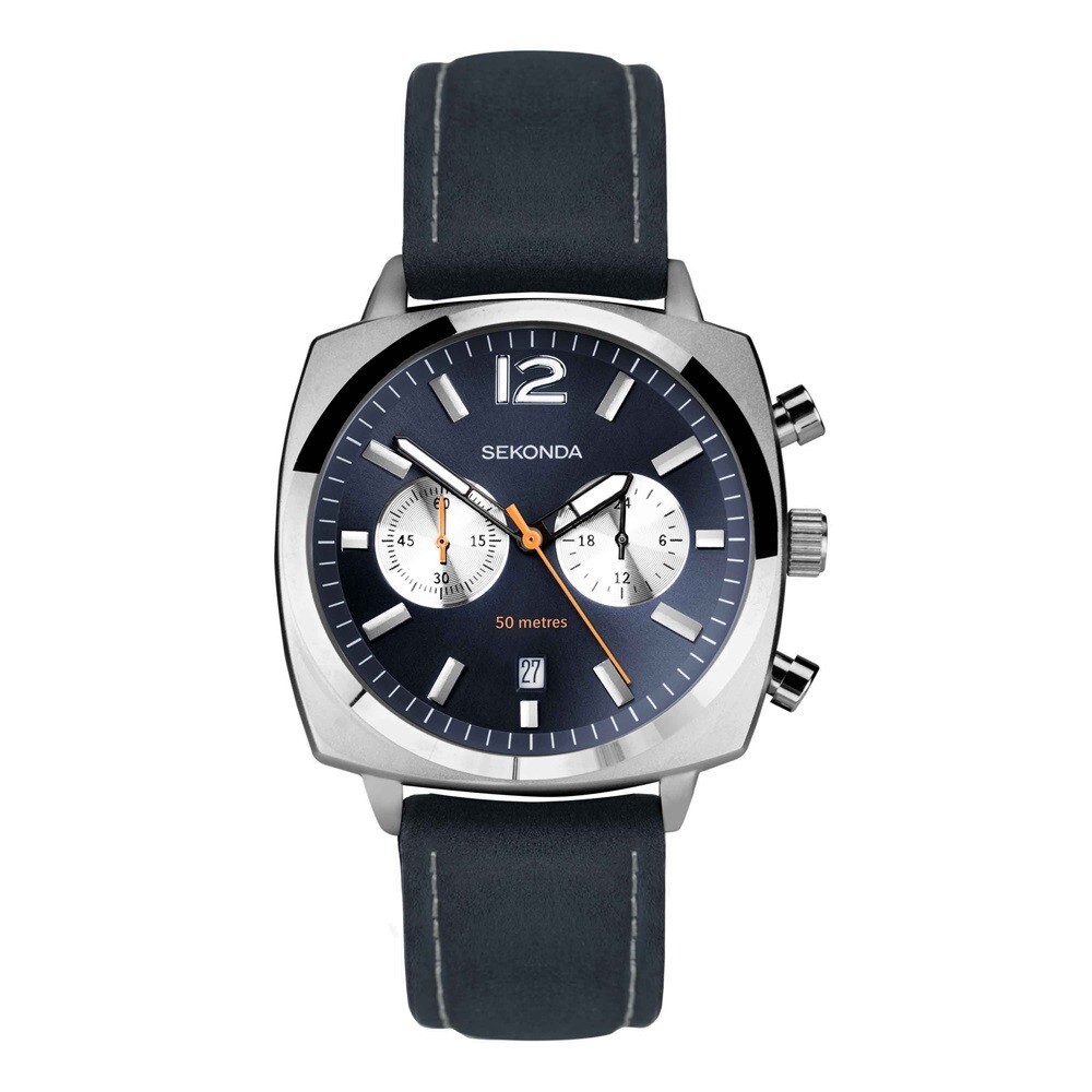 Sekonda Airborne Mens Watch 30027 Chronograph Blue Dial – RRP £89.99