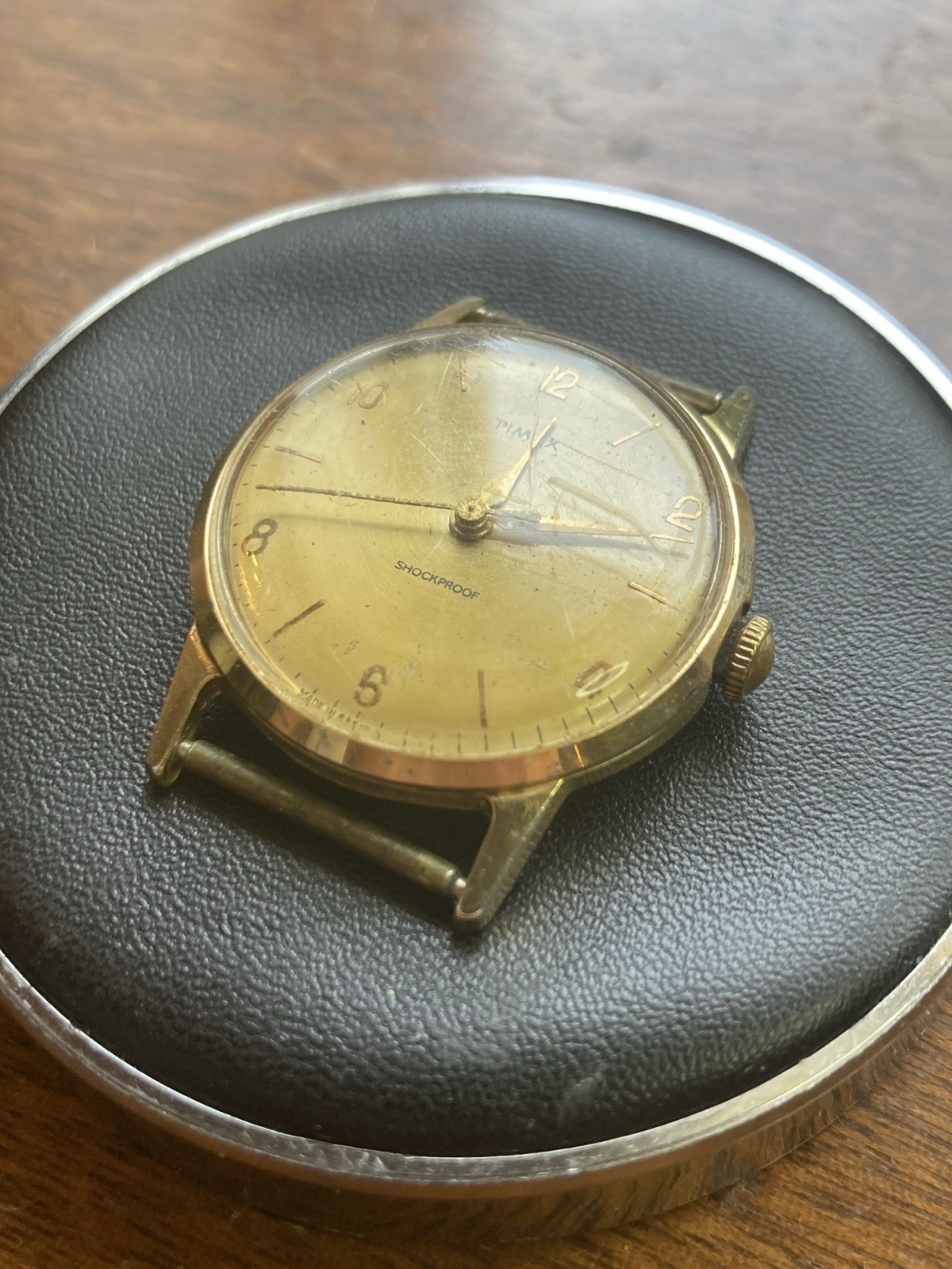 1961 Timex Marlin Vintage British Men’s Watch, Timex Cal M22 – Needs Service