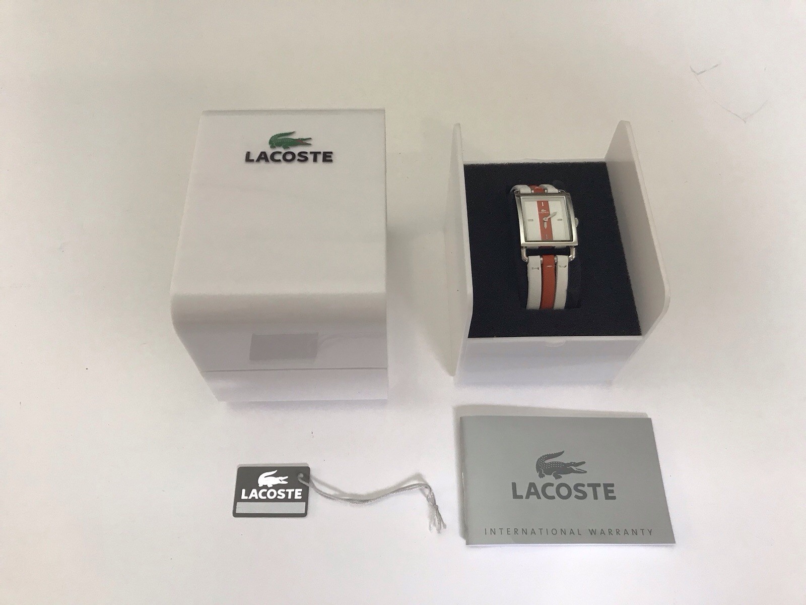 Lacoste 6500L Women’s Watch ~ Genuine Leather Quartz Analog