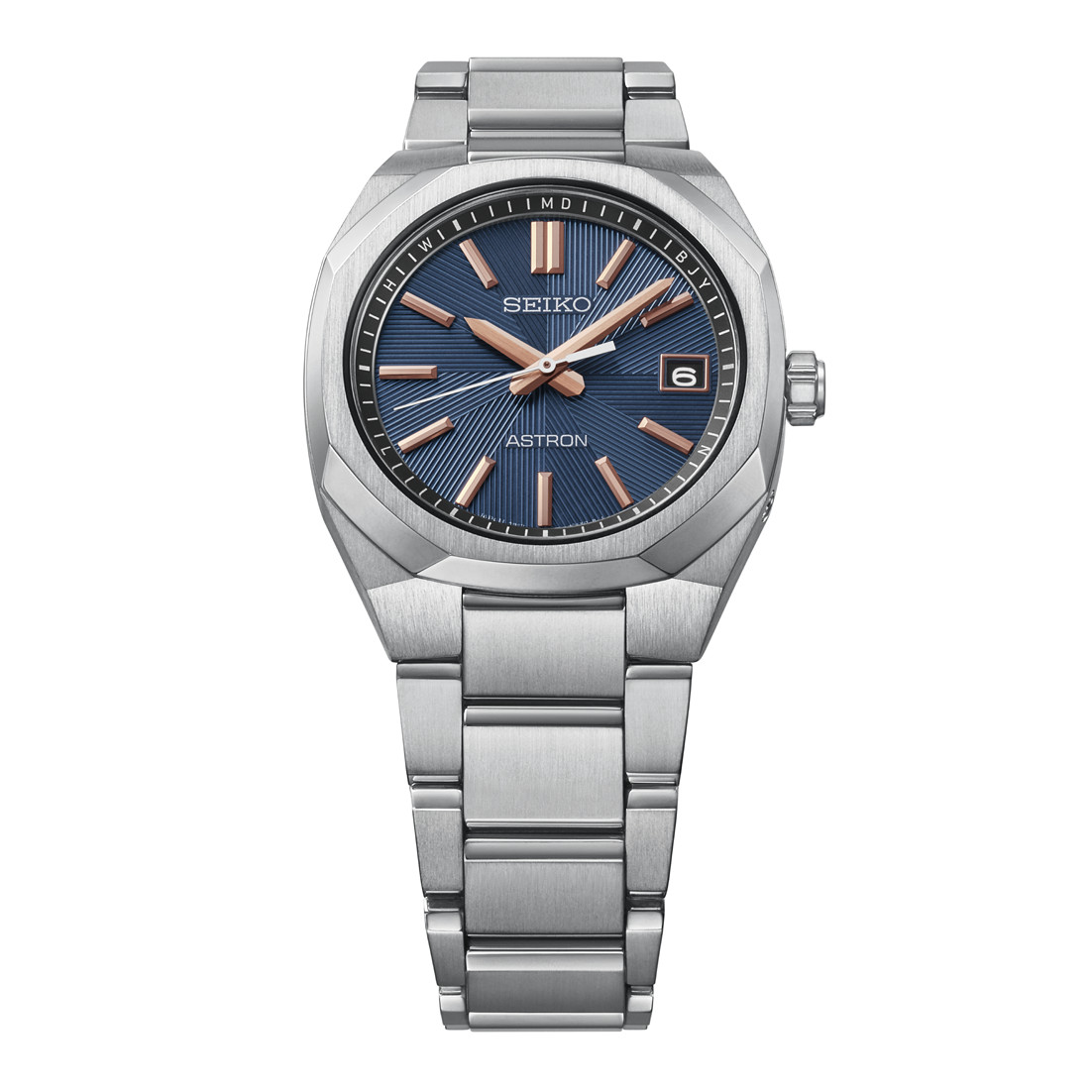 SEIKO ASTRON NEXTER HAC002J Titanium Radio Controlled Solar Navy Dial Watch 36mm