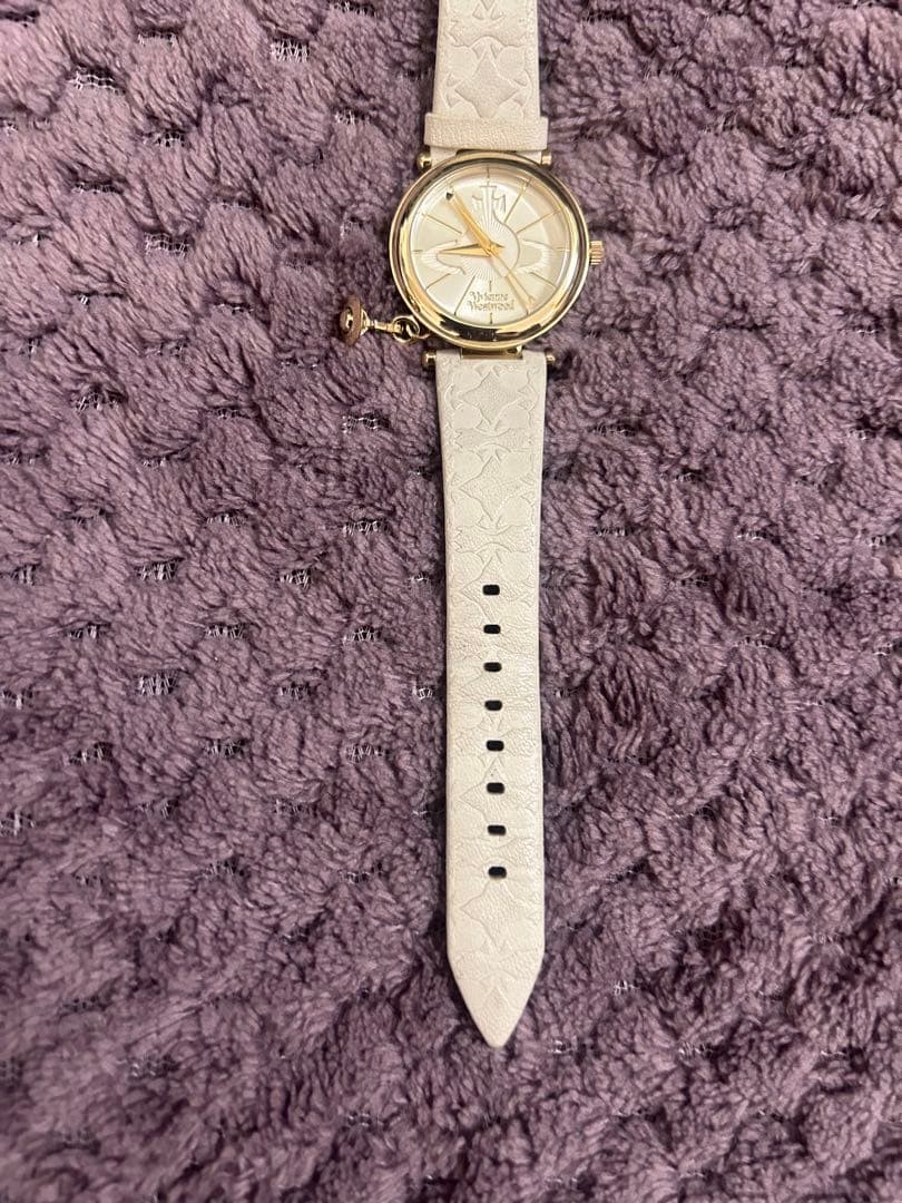 Vivienne Westwood watch with Orb charm White item