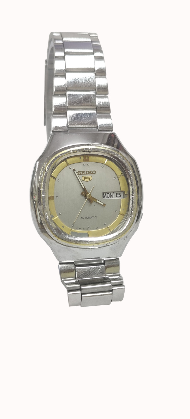 Vintage Seiko Automatic Date Day Dial Wrist Watch SP604