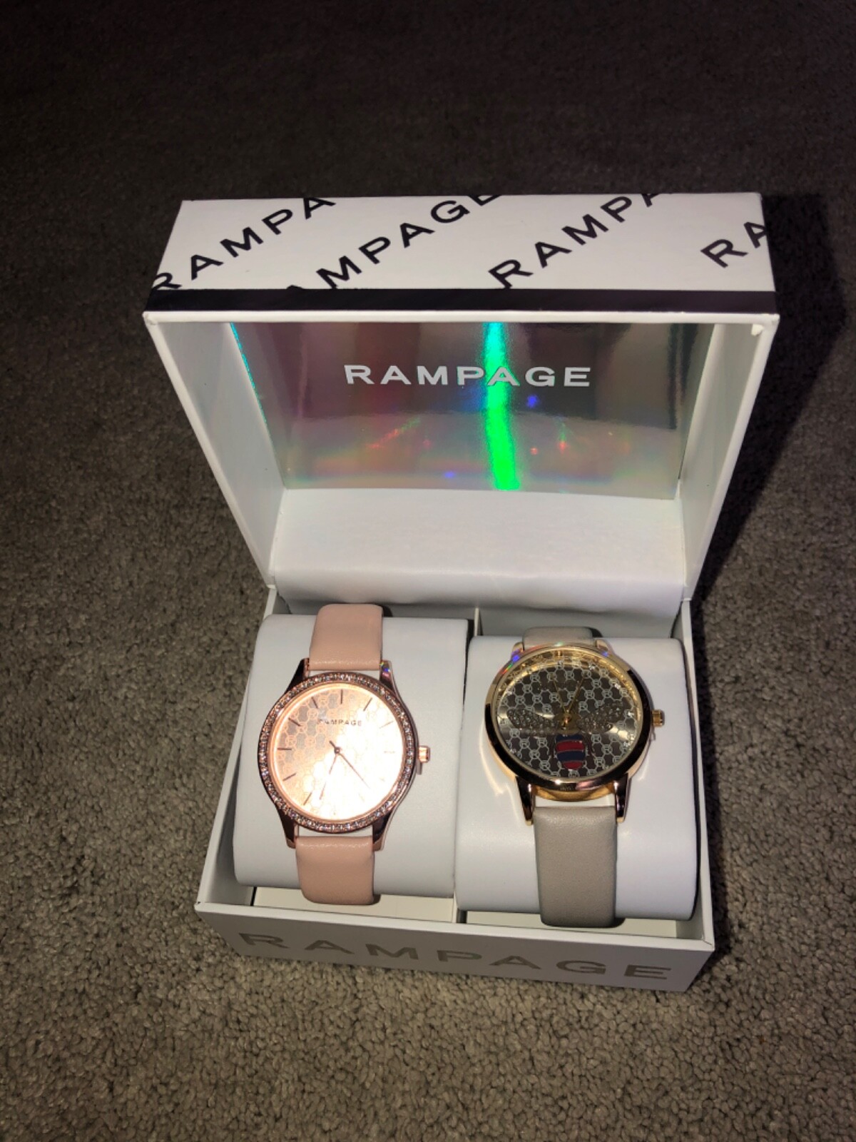 Rampage Bumblebee & Rose Gold Watch Watches Gift Box Set Of 2 New