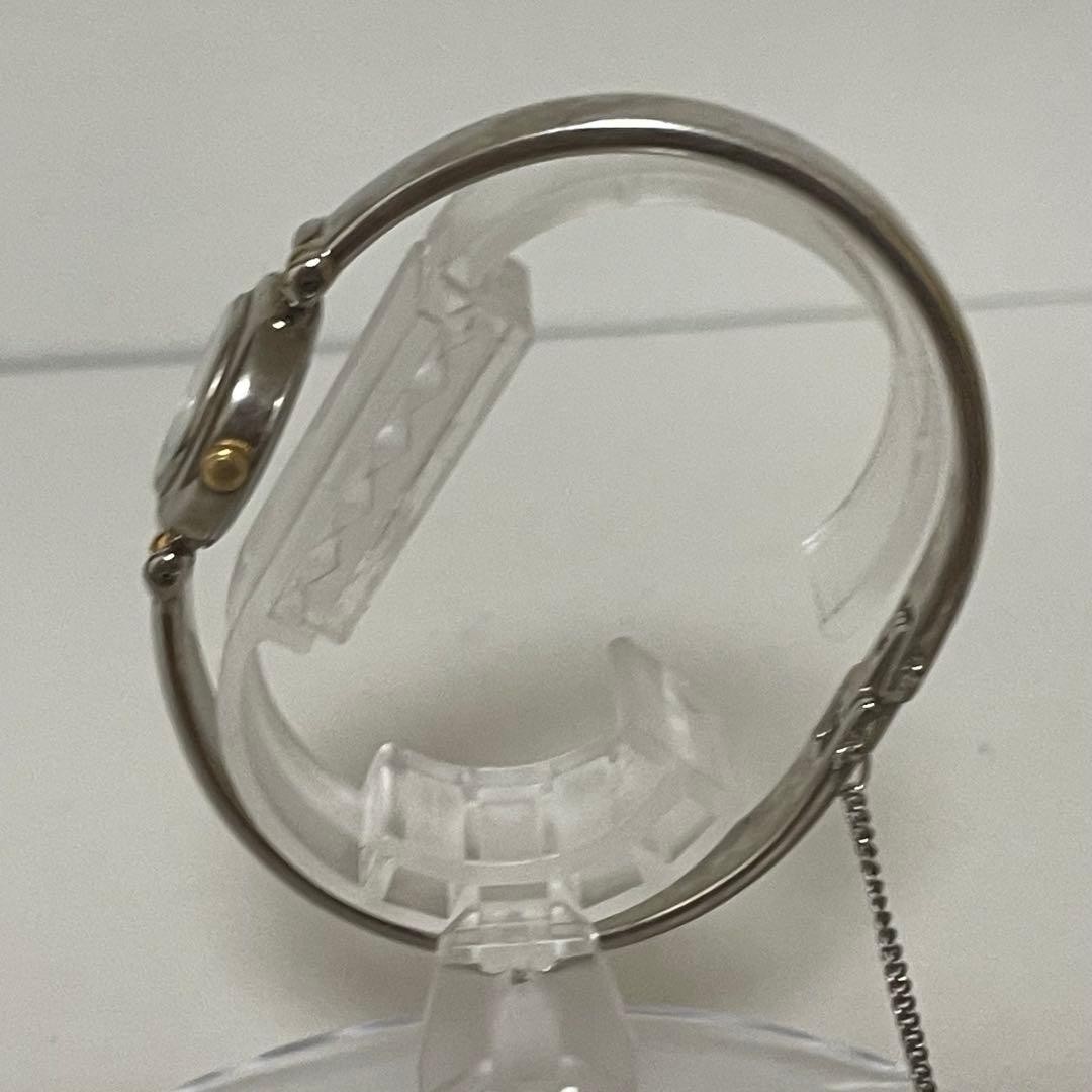 Citizen Fill Quartz Ladies Bangle Watch White Dial Ribbon Motif Two Tone