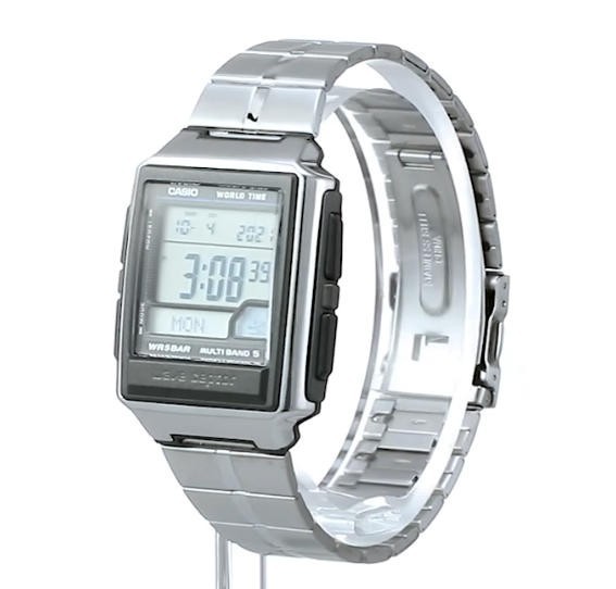 CASIO WV-59RD-1AJF Wave Ceptor Radio Controlled Watch Silver Men’s Wristwatch