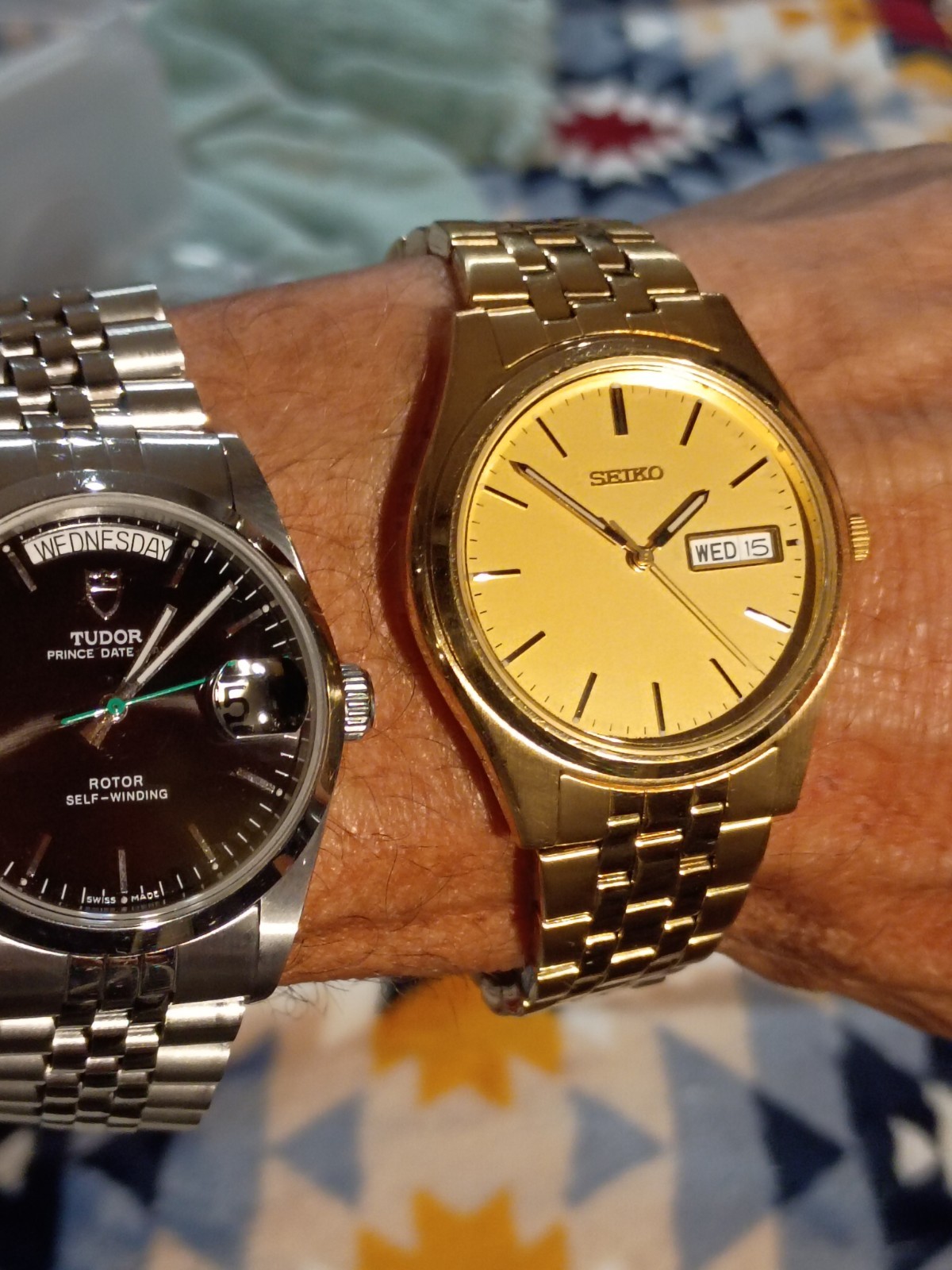 Seiko 7N43-919M All Gold Day Date, Vintage Seiko President!!!