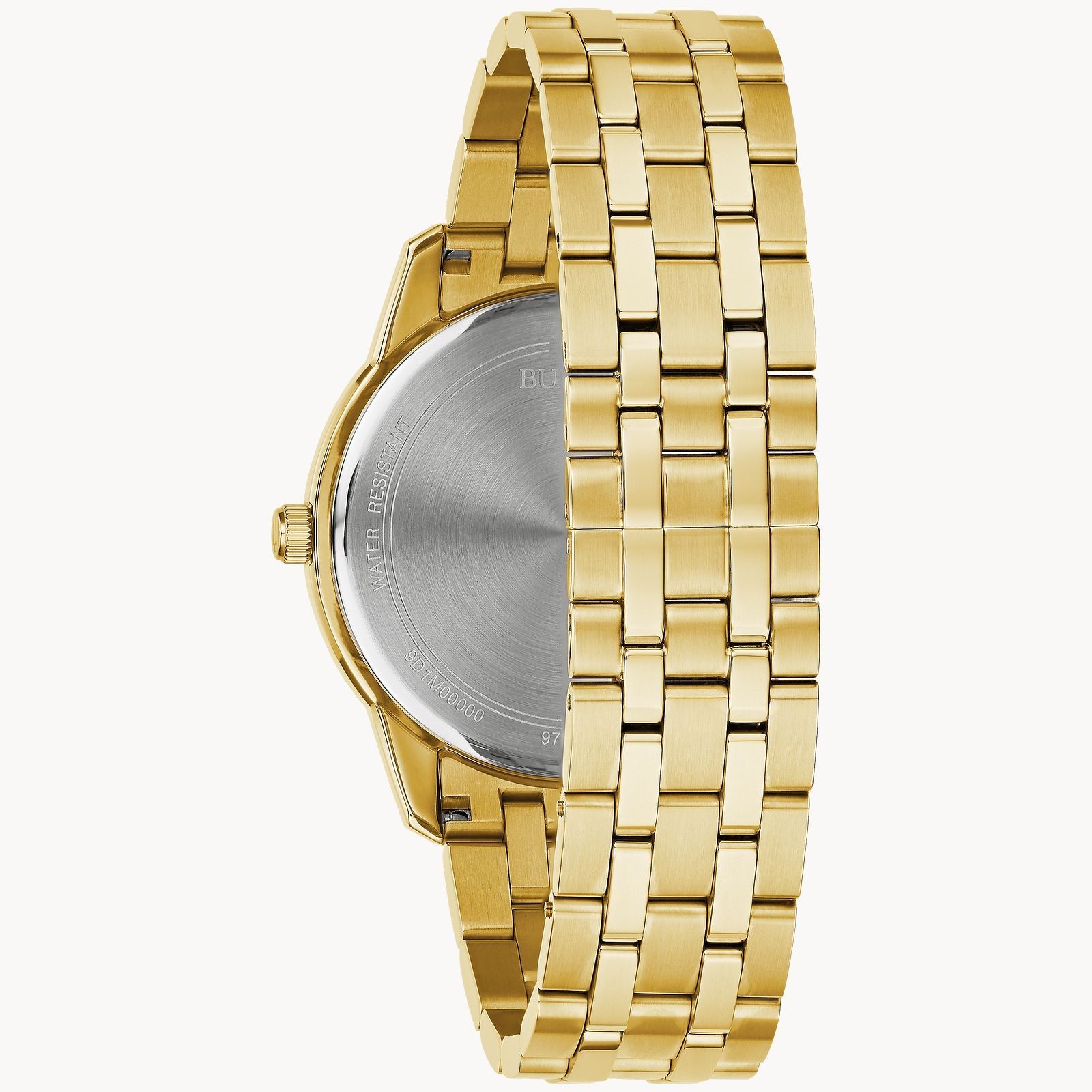 Bulova Men’s Sutton Date Indicator Quartz Gold Watch 40MM 97D123