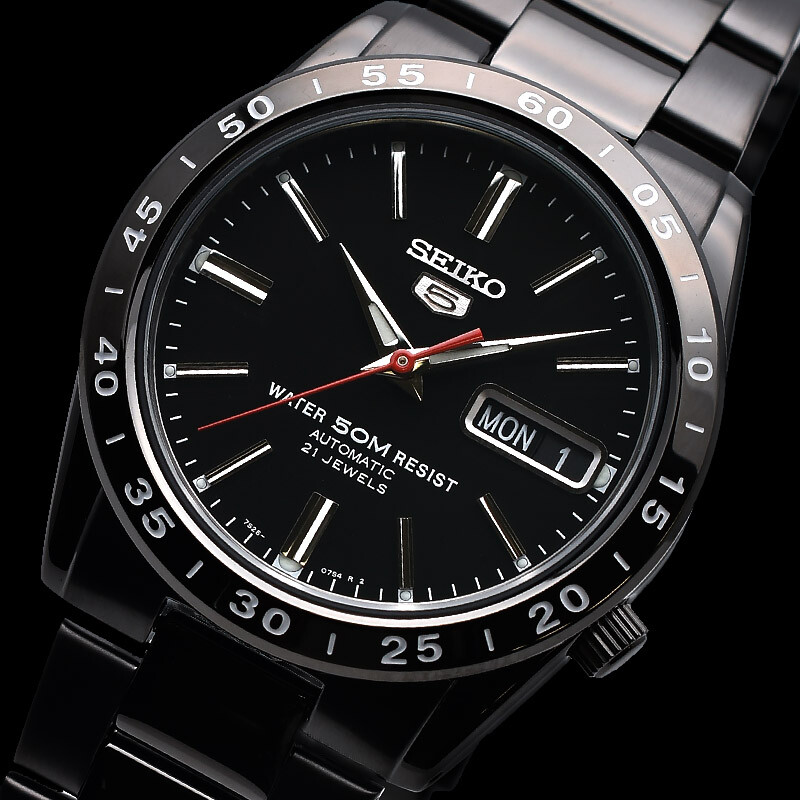 SEIKO 5 Sports SNKE03K1 Mechanical Automatic Watch Black SNKE03KC SNKE03K SNKE03