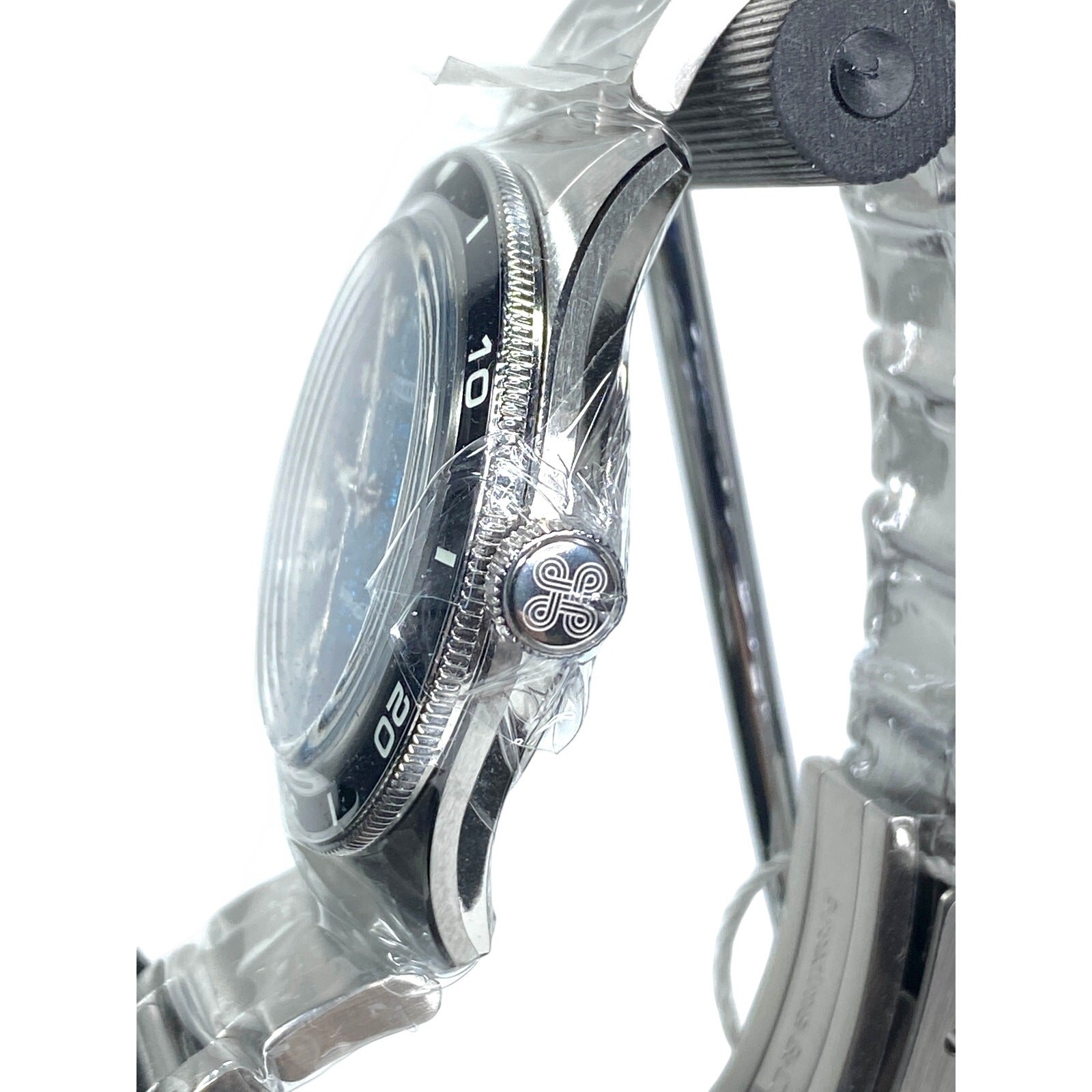 Proxima PX1697-2BN Diver Watch 39mm Ice Flower Texture Dial PT5000 Automatic NWT