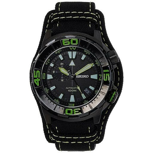 SEIKO SUPERIOR SSA059K1 Automatic Watch Canvas Band LIMITED Hardlex 4R37 Compass