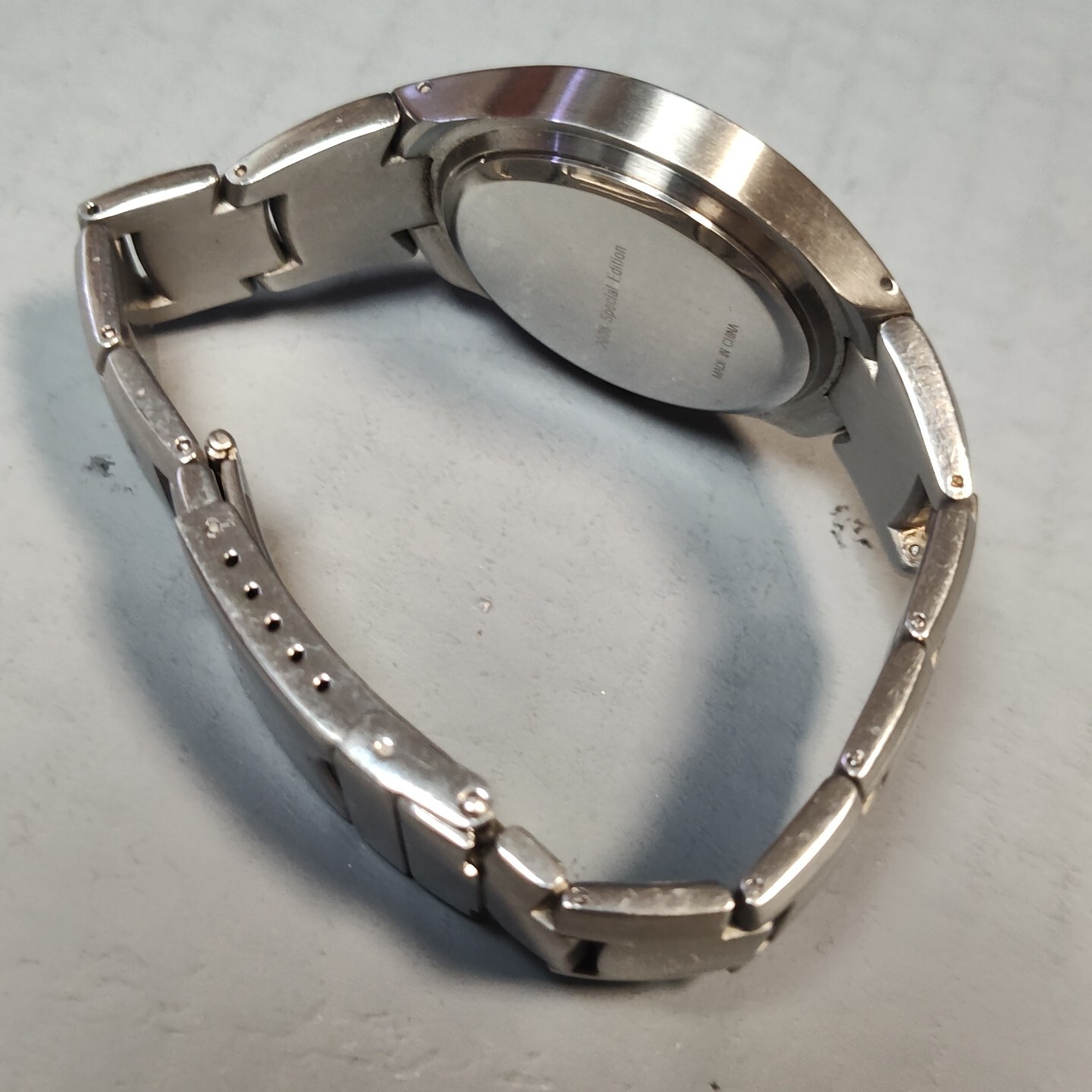 SNAP ON TOOLS Men’s Stainless Steel 2008 Special Edition Watch – Works new cell