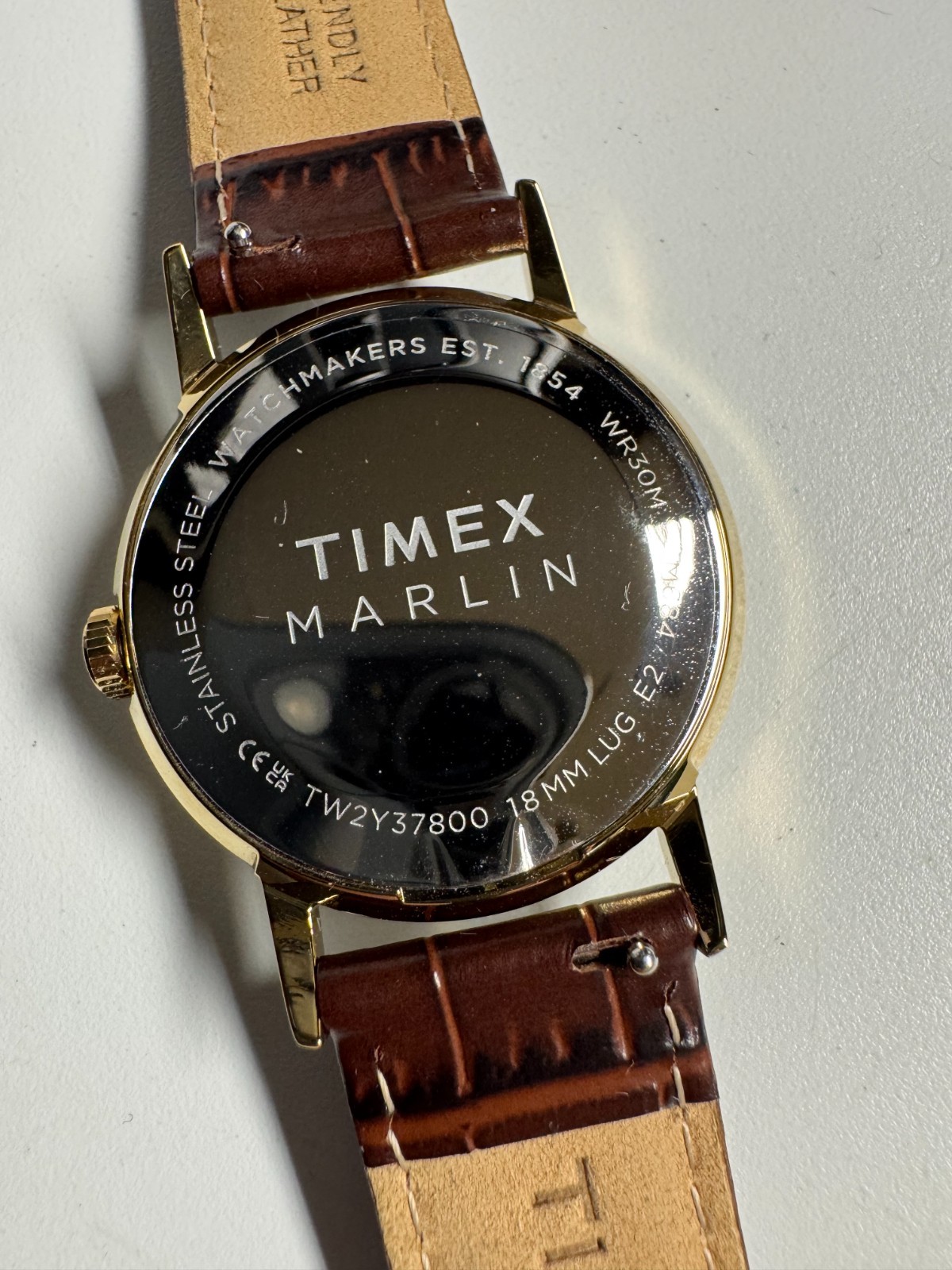 Timex Green Marlin Quartz 34MM Watch TW2Y37800 W/Box Runs Good